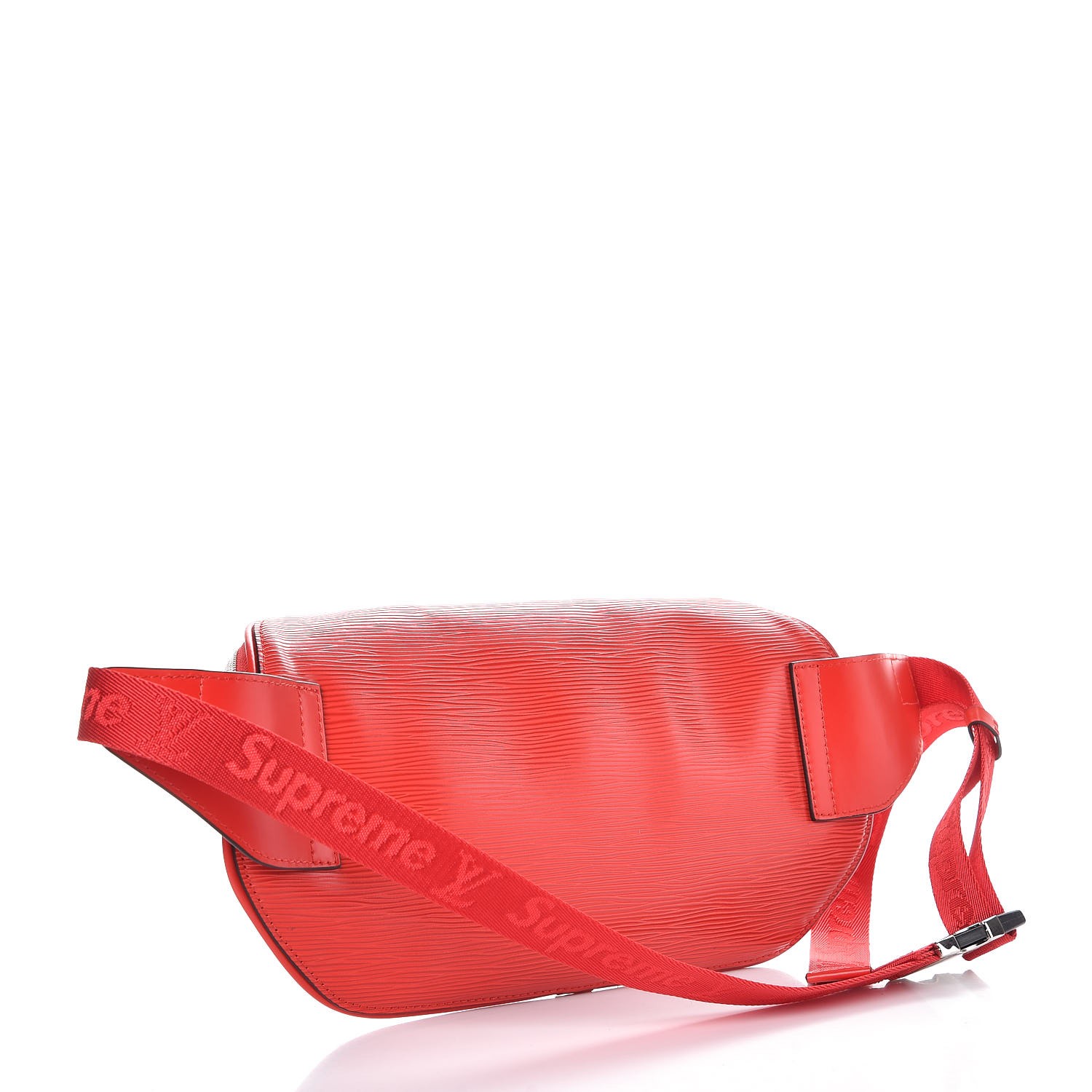 louis vuitton x supreme bumbag epi red