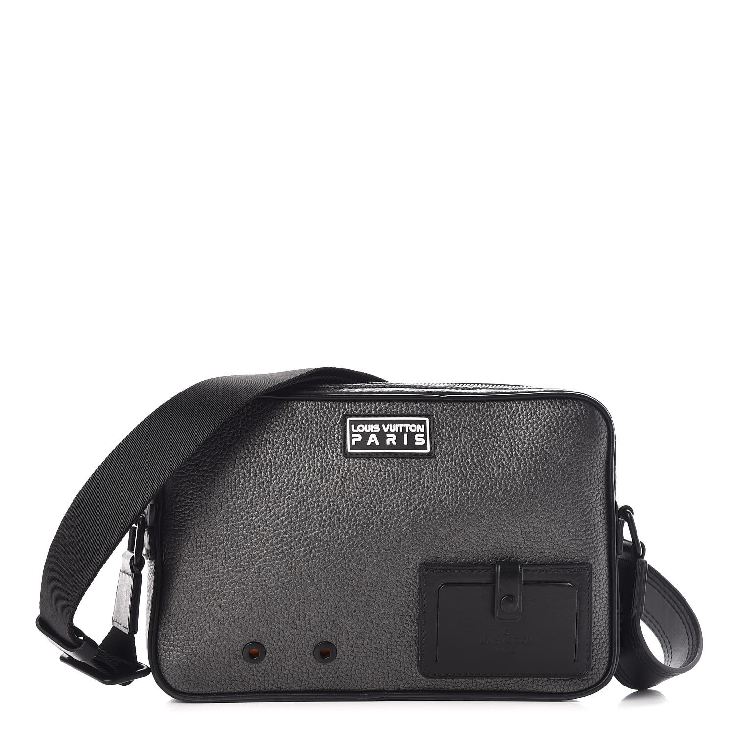 Louis Vuitton Taurillon Alpha Messenger Bag Dark Silver