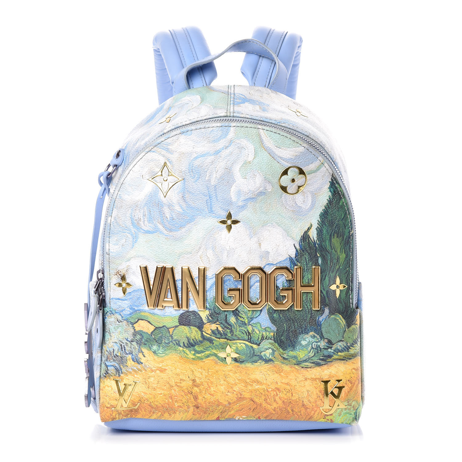 LOUIS VUITTON Masters Jeff Koons Van Gogh Palm Springs Backpack 357214