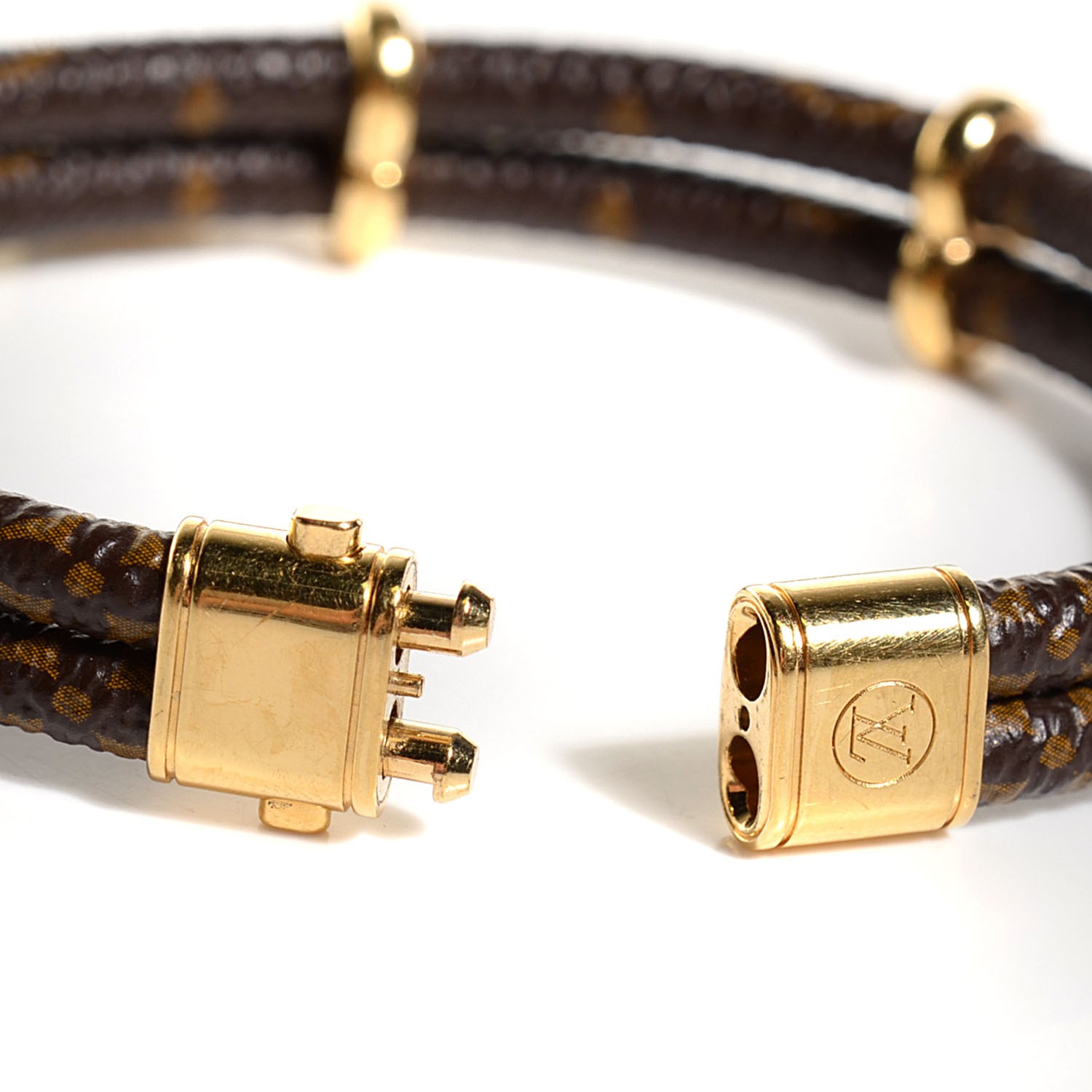 Louis Vuitton, A Keep it twice monogram bracelet. Marked LV