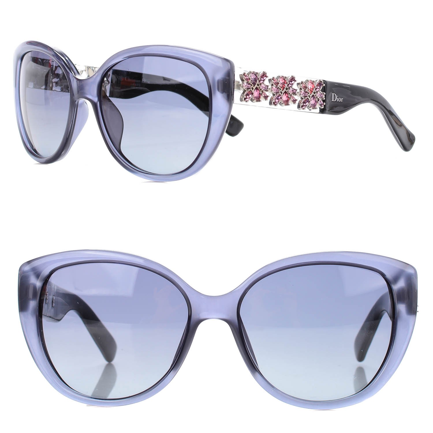 CHRISTIAN DIOR Mystere Sunglasses Gray 139295 | FASHIONPHILE