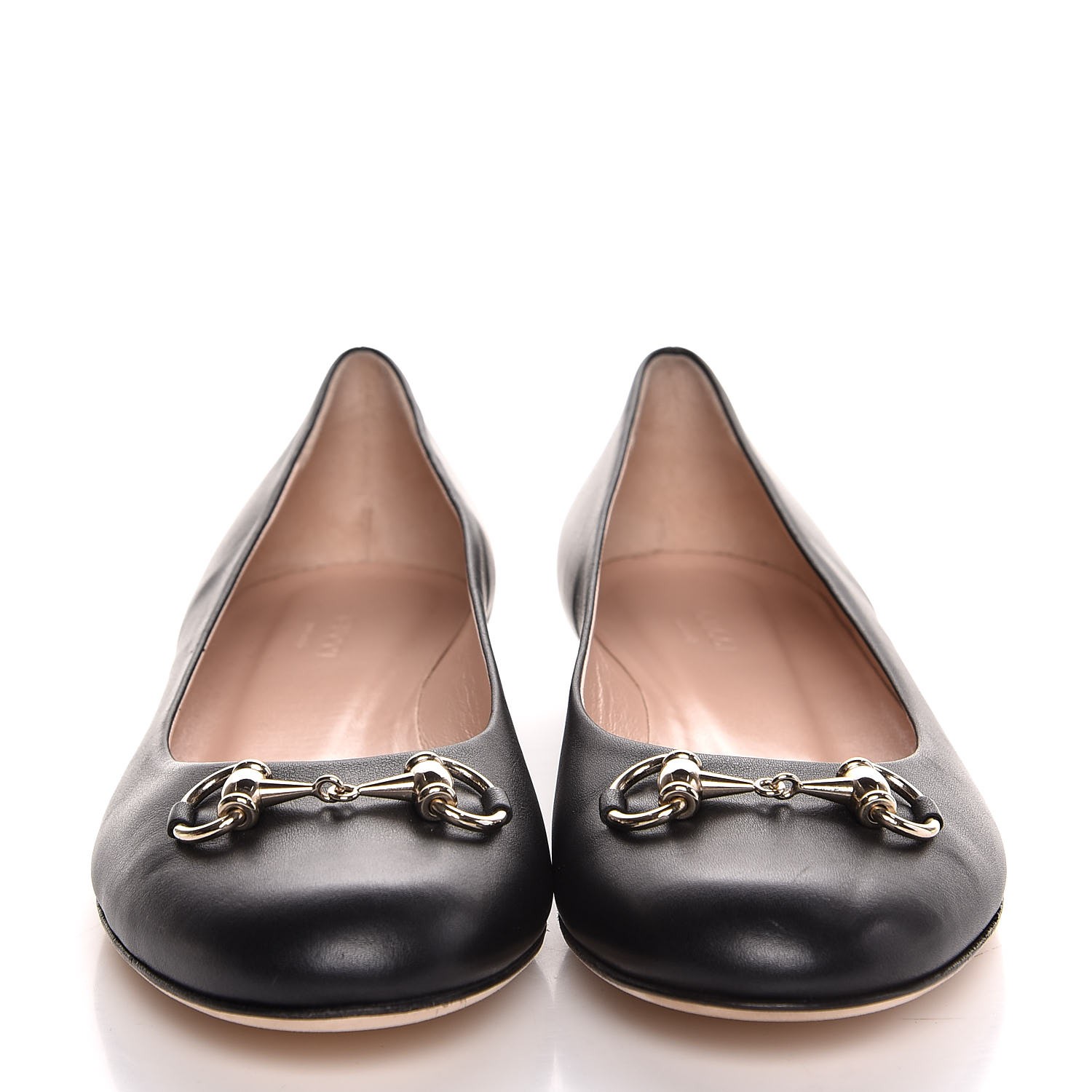 gucci ballerina flats with chain