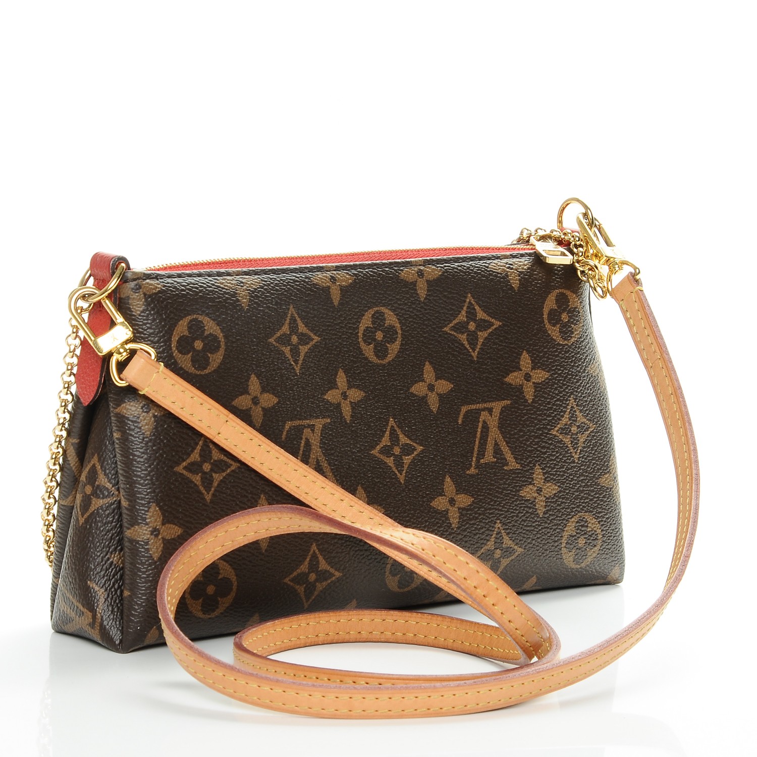 Louis Vuitton Monogram Pallas Clutch Cherry