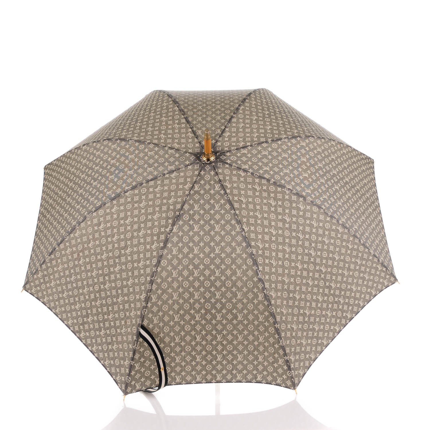 LOUIS VUITTON Mini Lin Umbrella Black 165382