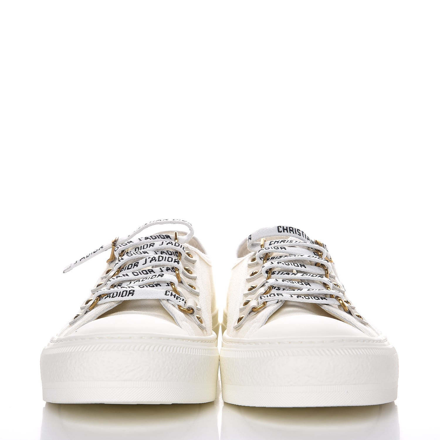 dior white canvas sneakers
