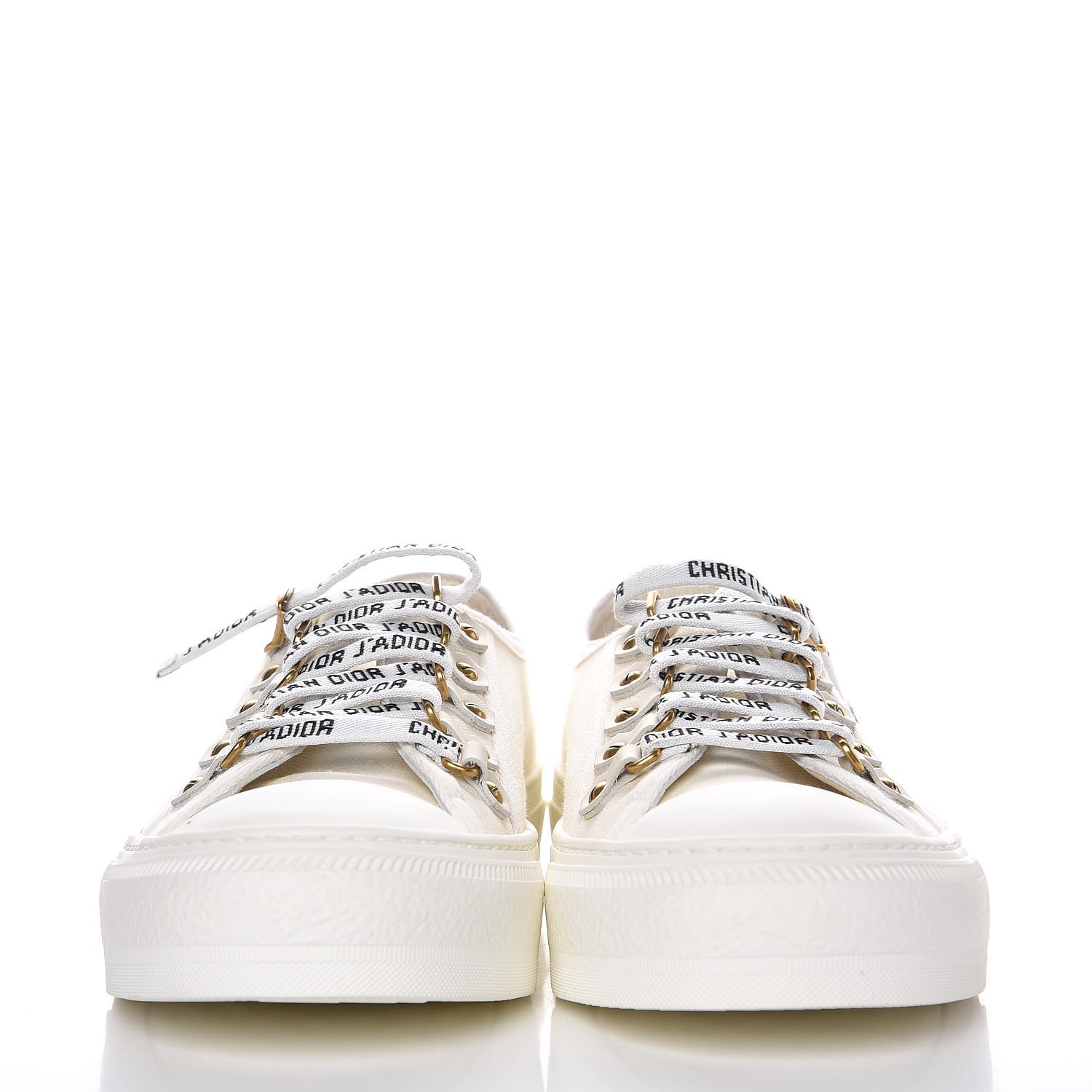 dior white canvas sneakers