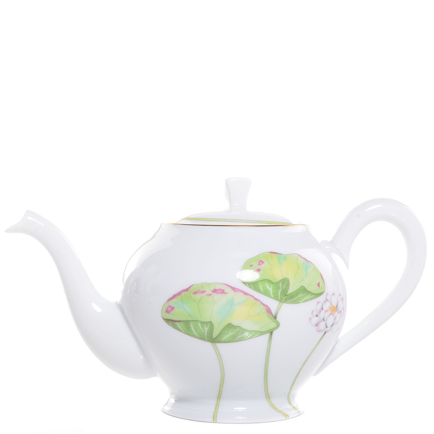 HERMES Porcelain Nil Teapot for 2 91940 | FASHIONPHILE