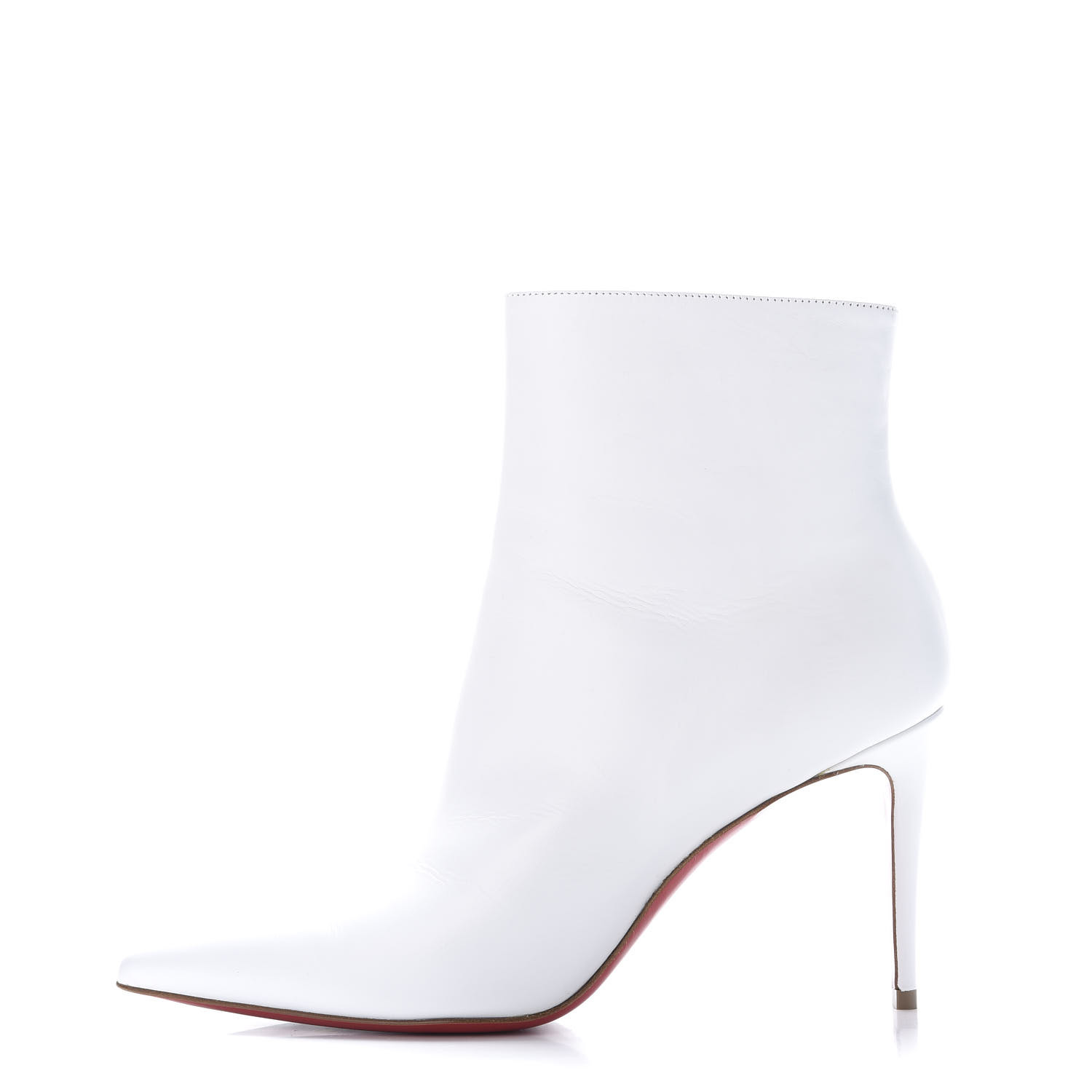 white louboutin boots