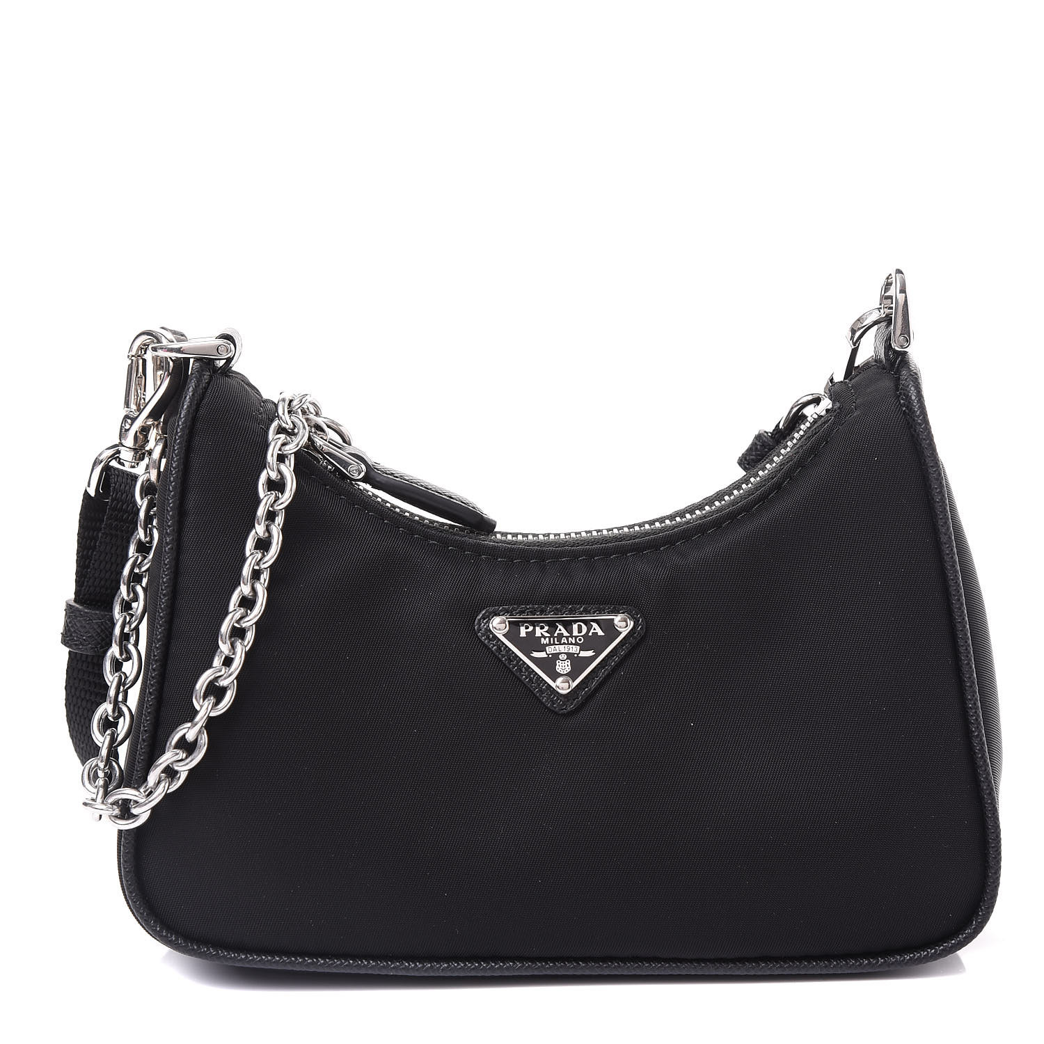 PRADA Tessuto Nylon Mini Re-Edition 2000 Shoulder Bag Black 597607 ...