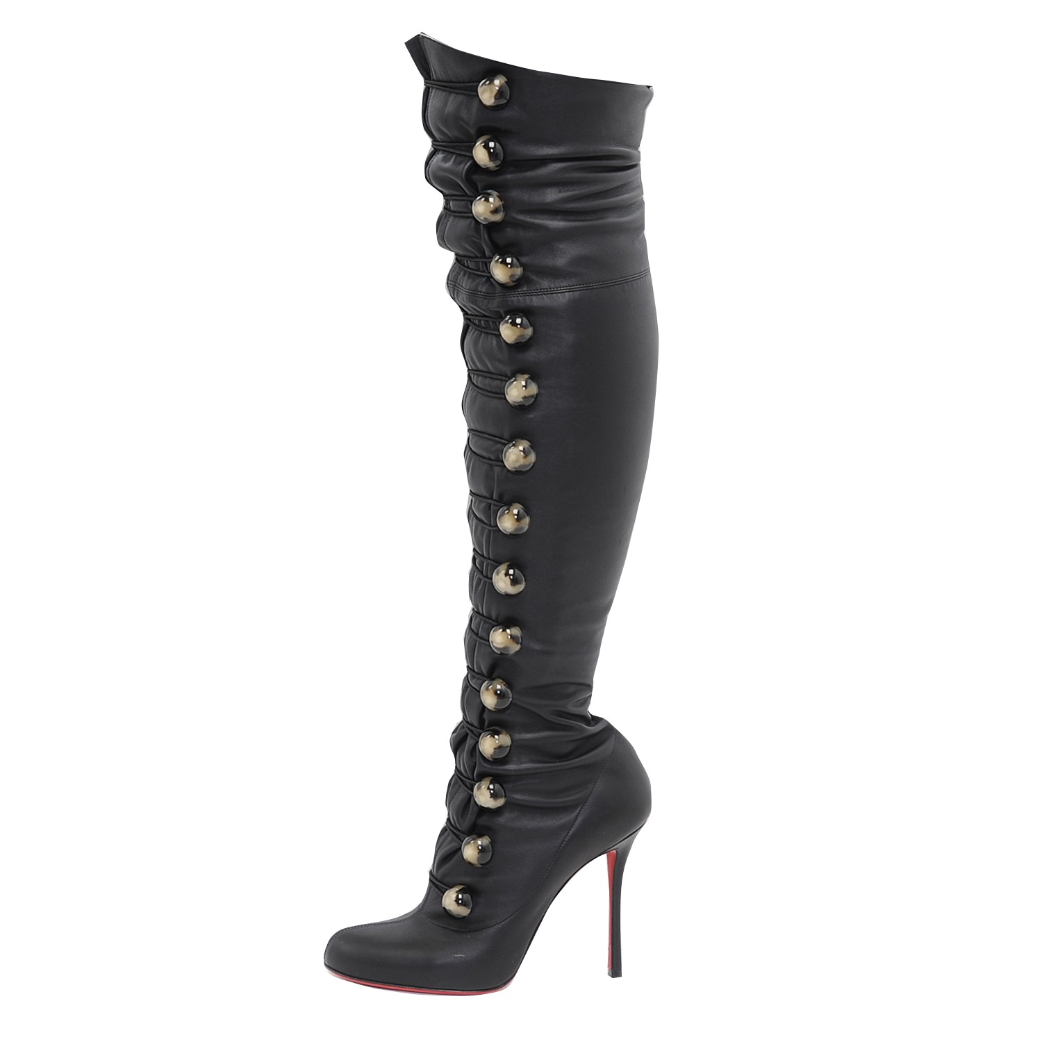 christian louboutin over the knee boot