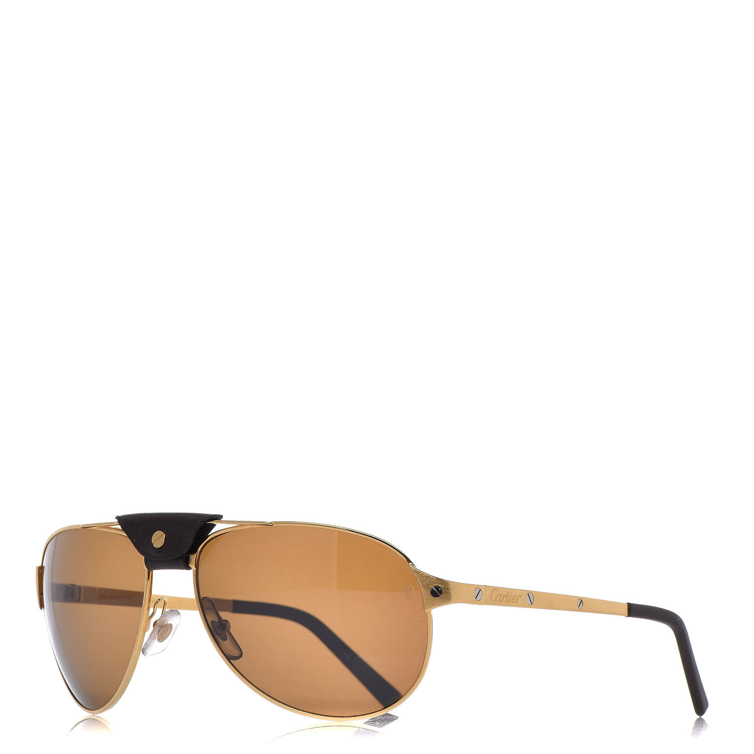 cartier santos dumont gold sunglasses