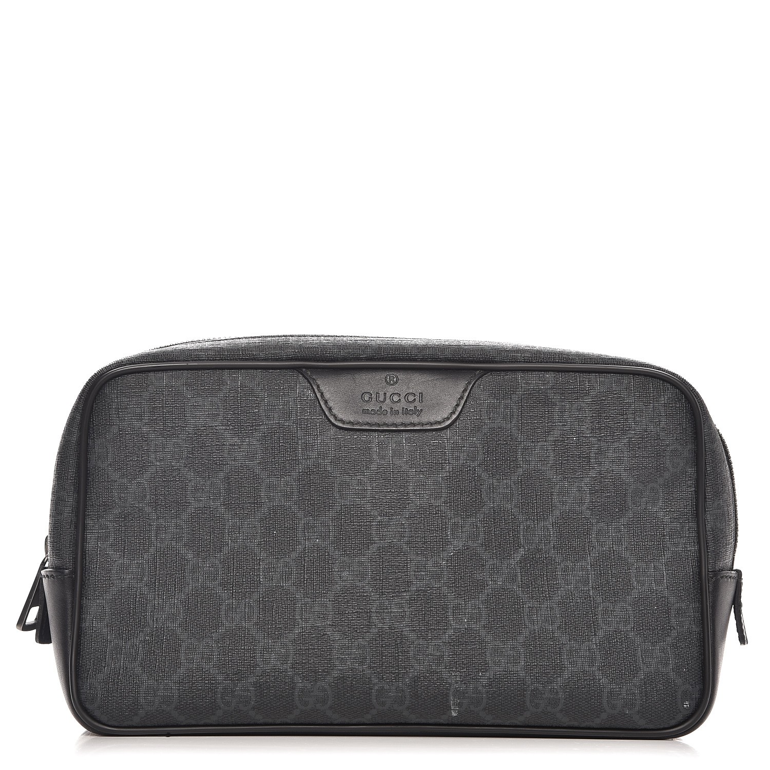 black gucci toiletry bag