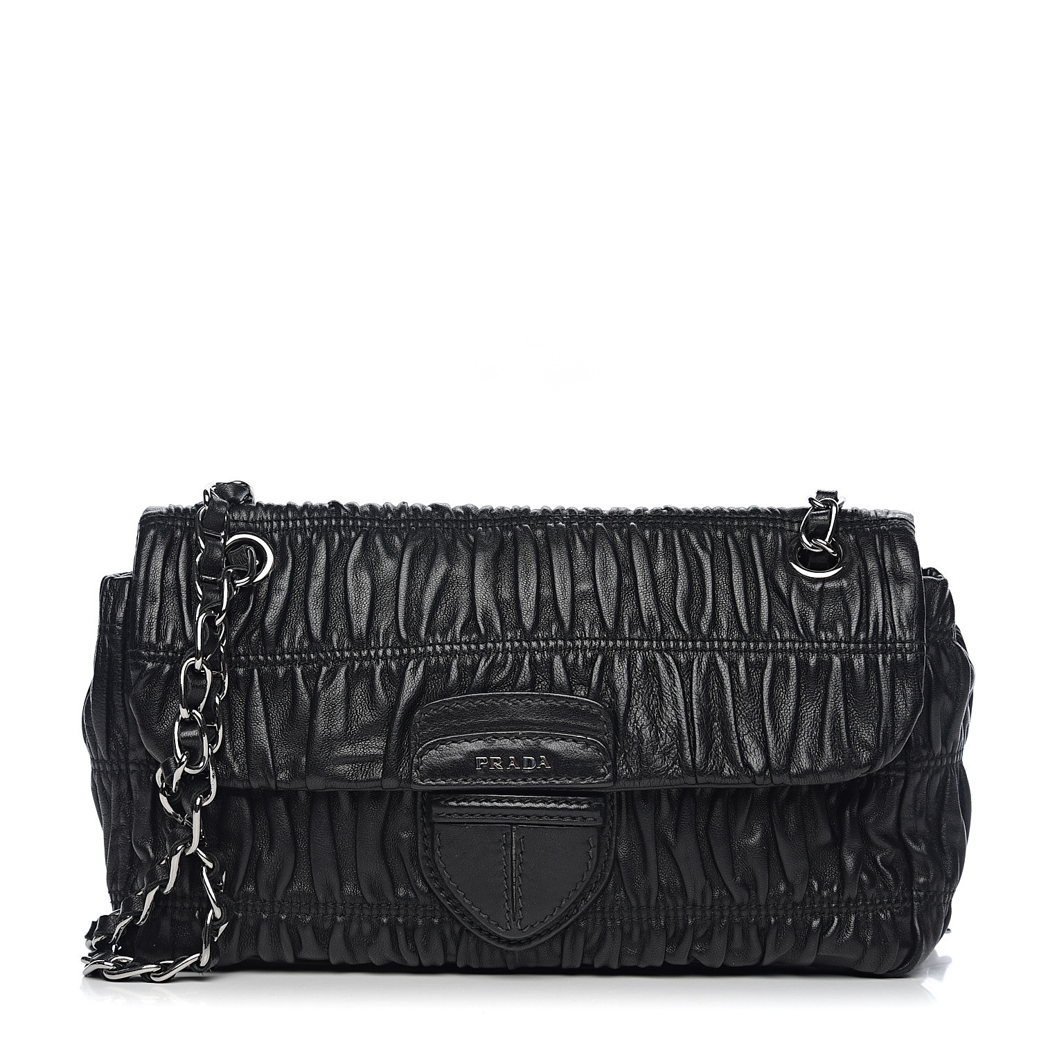 prada nappa gaufre shoulder bag