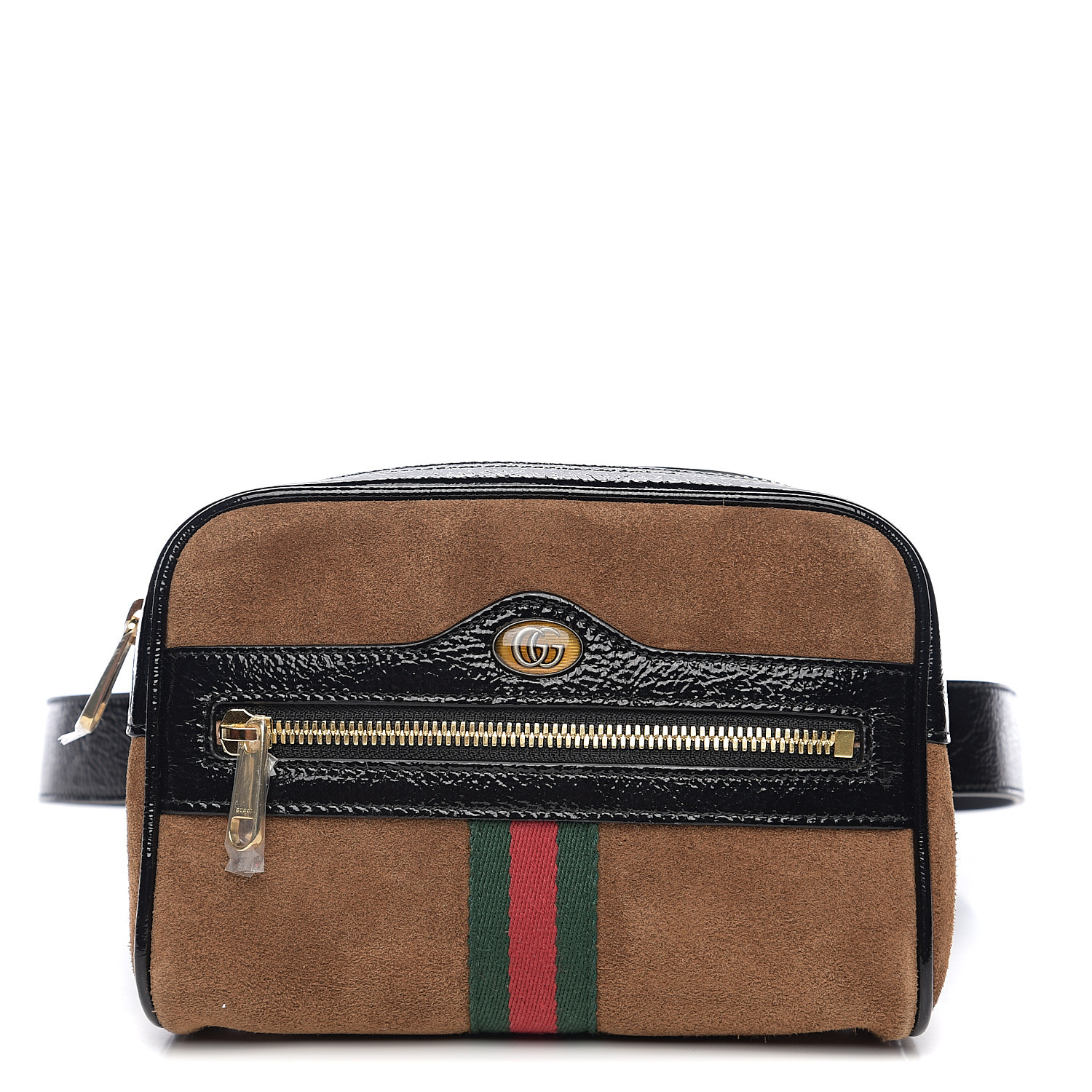 GUCCI Suede Small Ophidia Belt Bag 75 30 Brown 564560