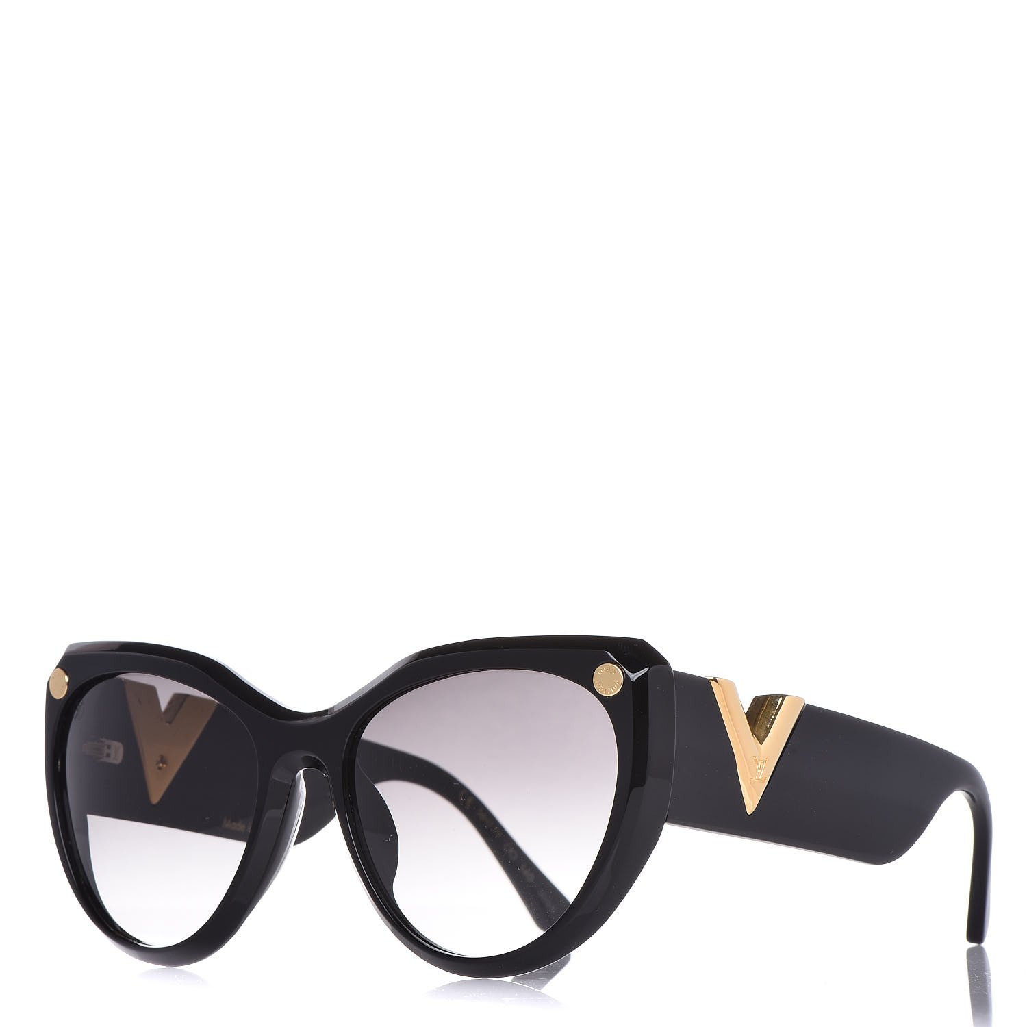 LOUIS VUITTON My Fair Lady Sunglasses Z0902E Black 371847