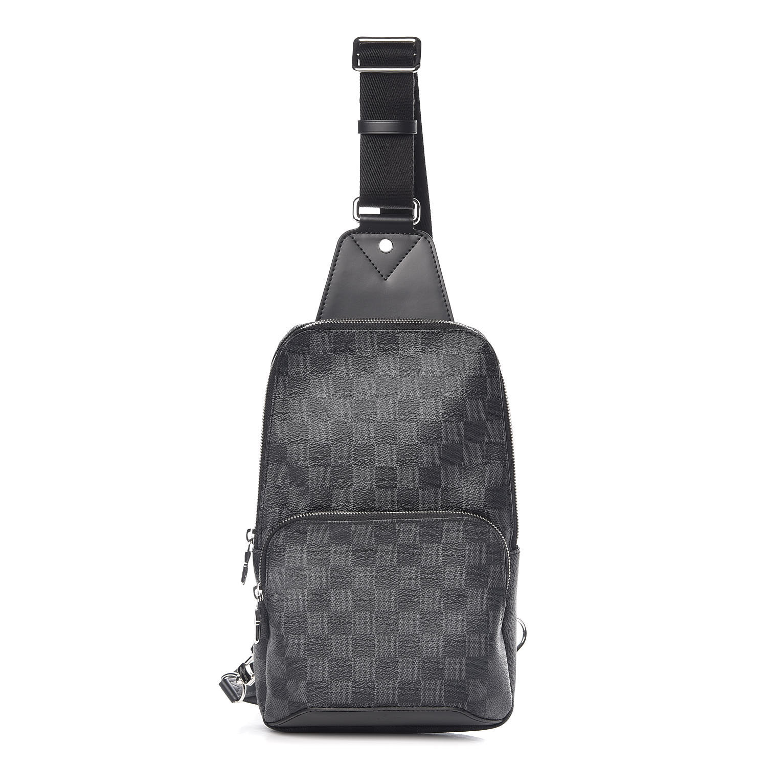 LOUIS VUITTON Damier Graphite Avenue Sling Backpack 369995