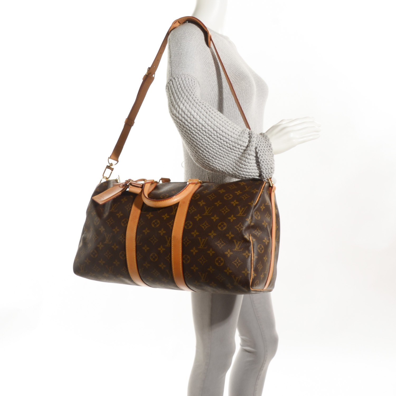 LOUIS VUITTON Monogram Keepall 45 Bandouliere 114292