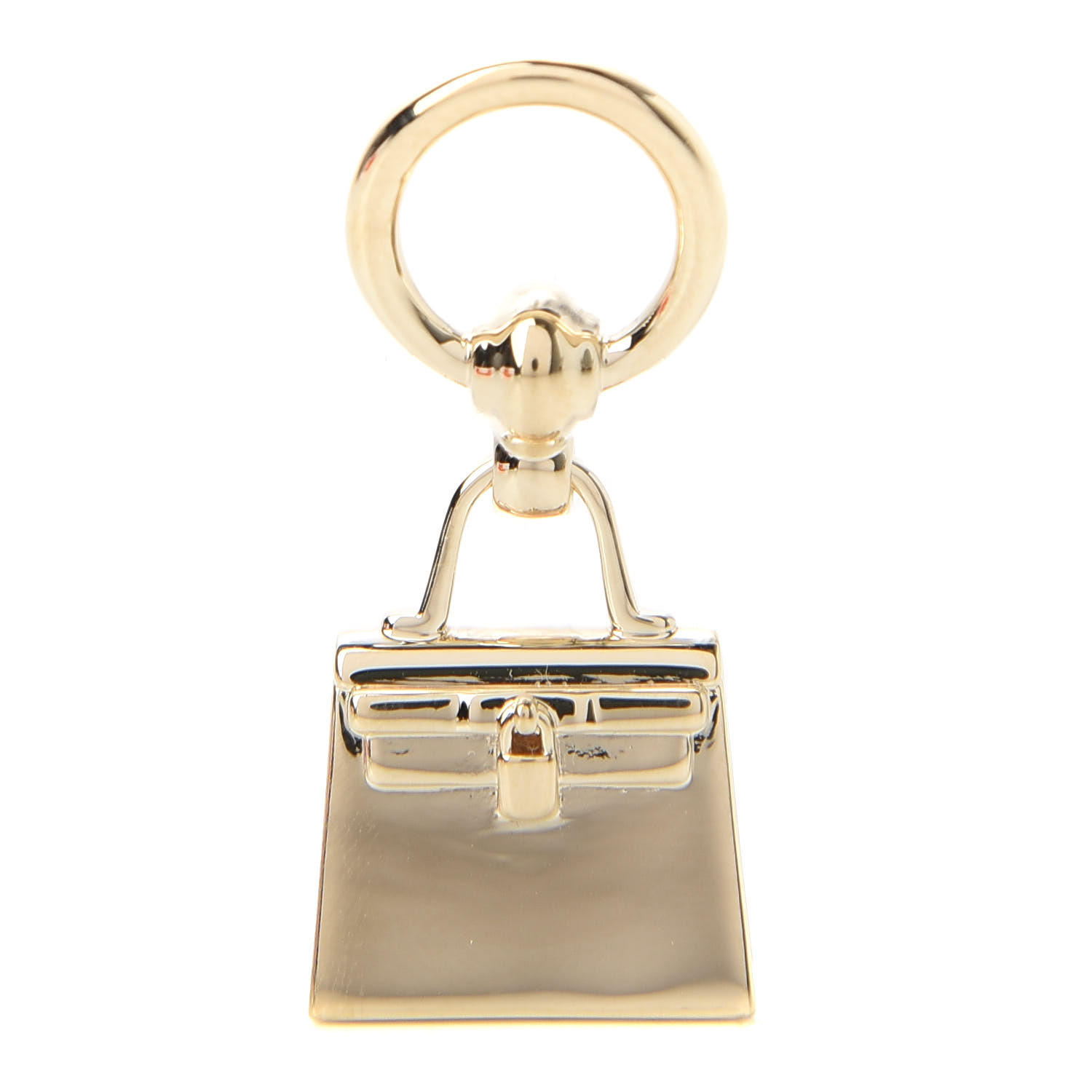 HERMES Permabrass Mini Kelly Twilly Ring 700938 | FASHIONPHILE