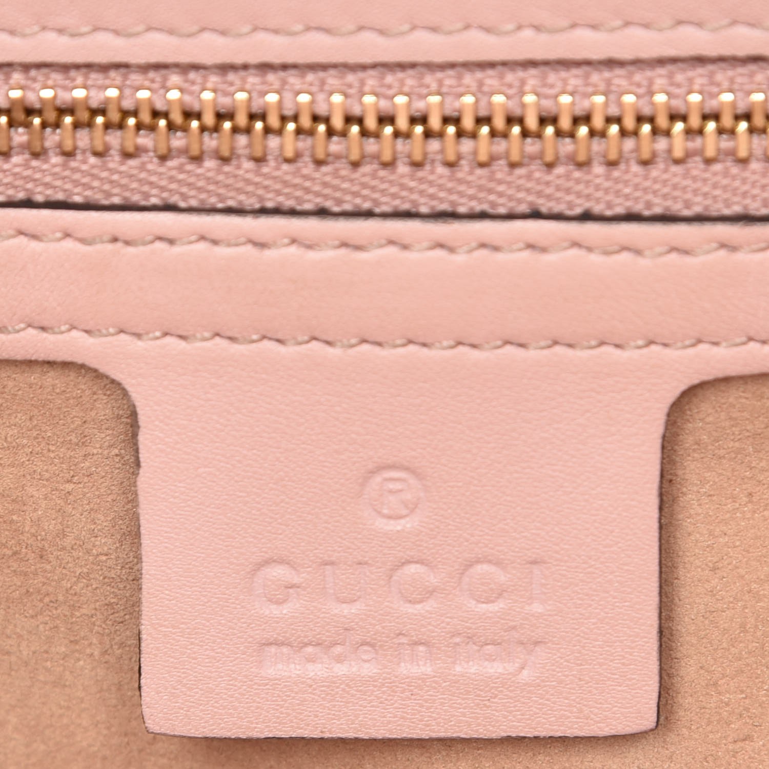 GUCCI GG Supreme Monogram Medium Padlock Shoulder Bag Pink 230798