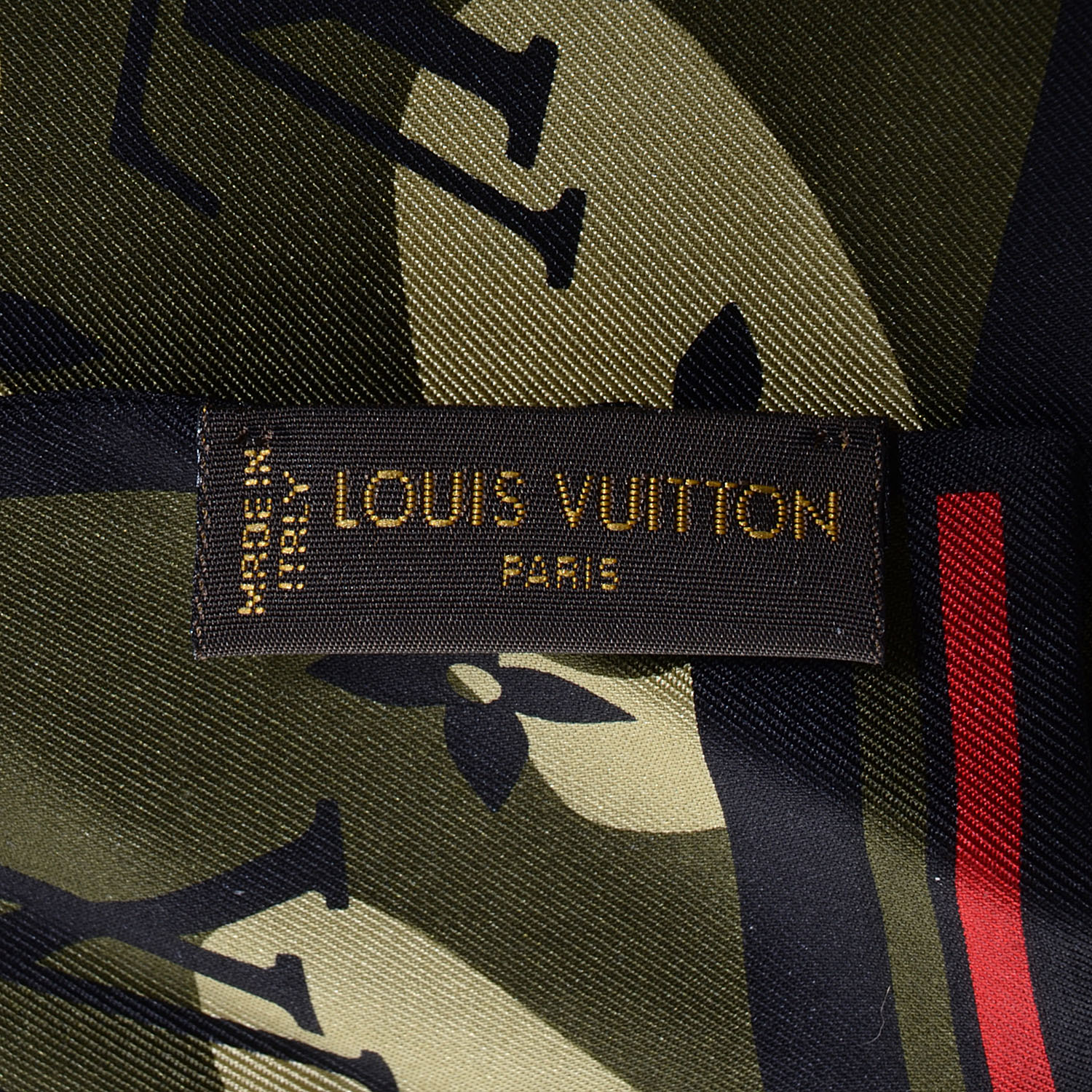 LOUIS VUITTON Silk Monogramouflage Bandeau 89208