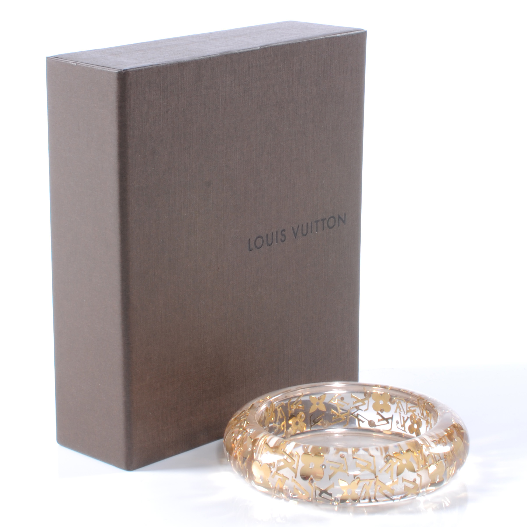 LOUIS VUITTON Inclusion Bracelet GM Medium Size Transparent 39801