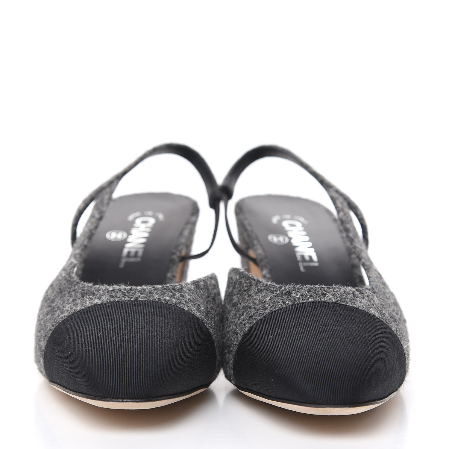 chanel tweed slingback