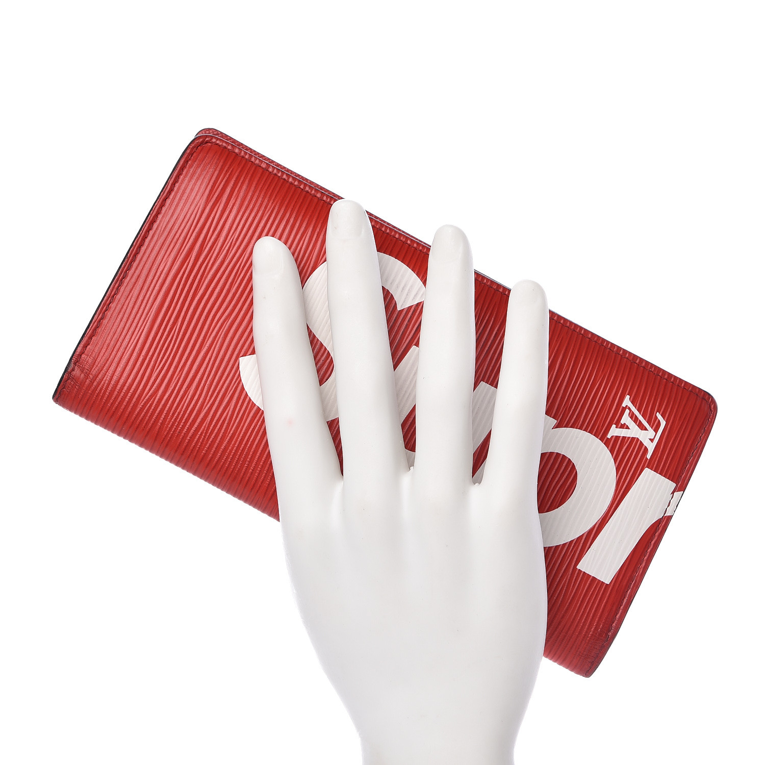 Louis Vuitton x Supreme Brazza Wallet Epi Red - US