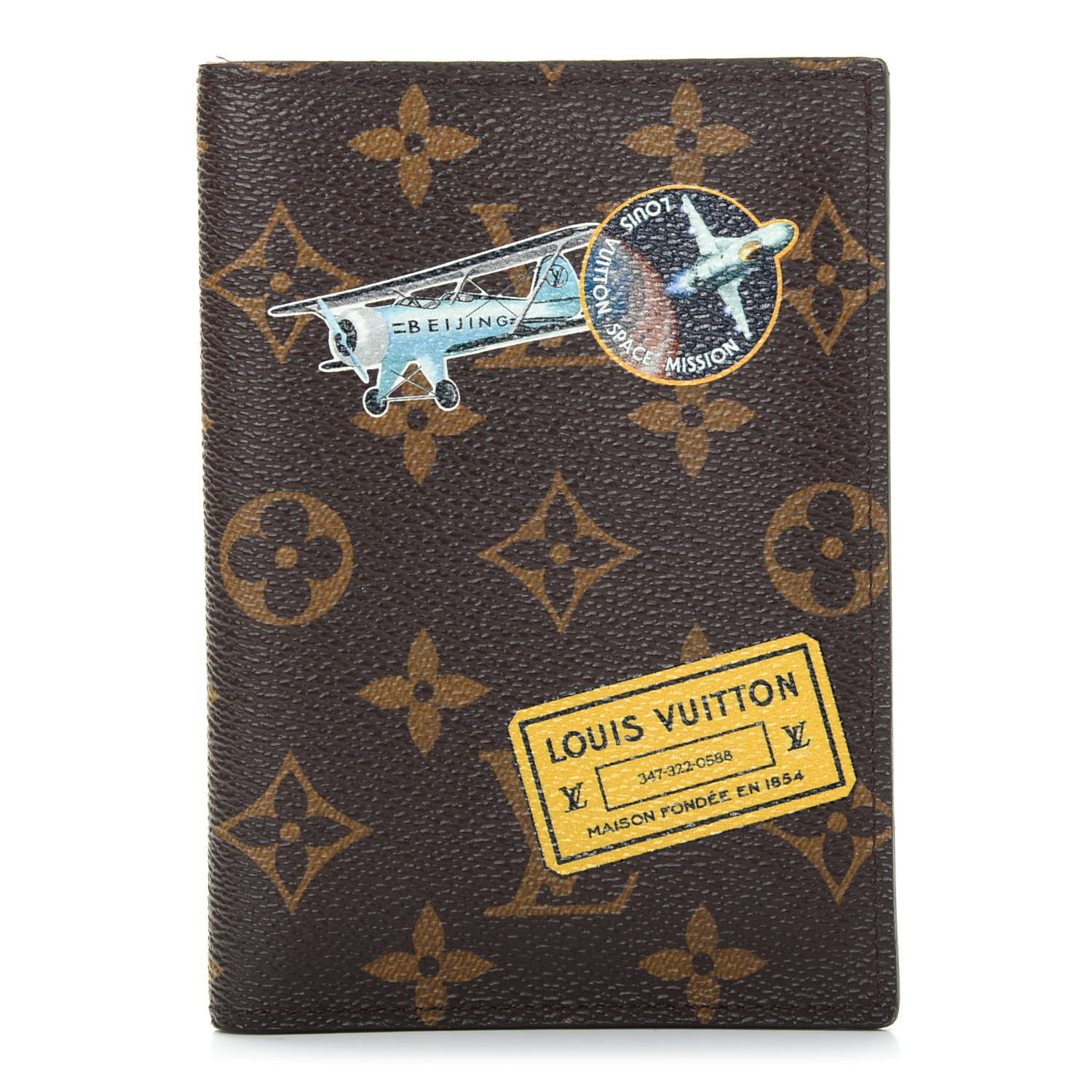 LOUIS VUITTON Monogram My LV World Tour Passport Cover 727030 FASHIONPHILE