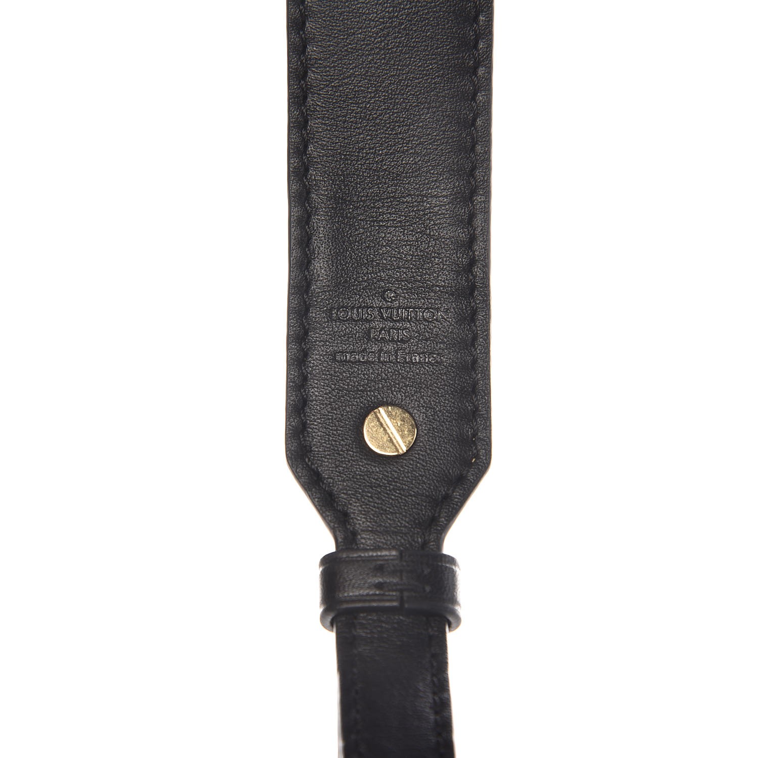 LOUIS VUITTON Monogram Reverse Bandouliere Shoulder Strap Noir Black 276209