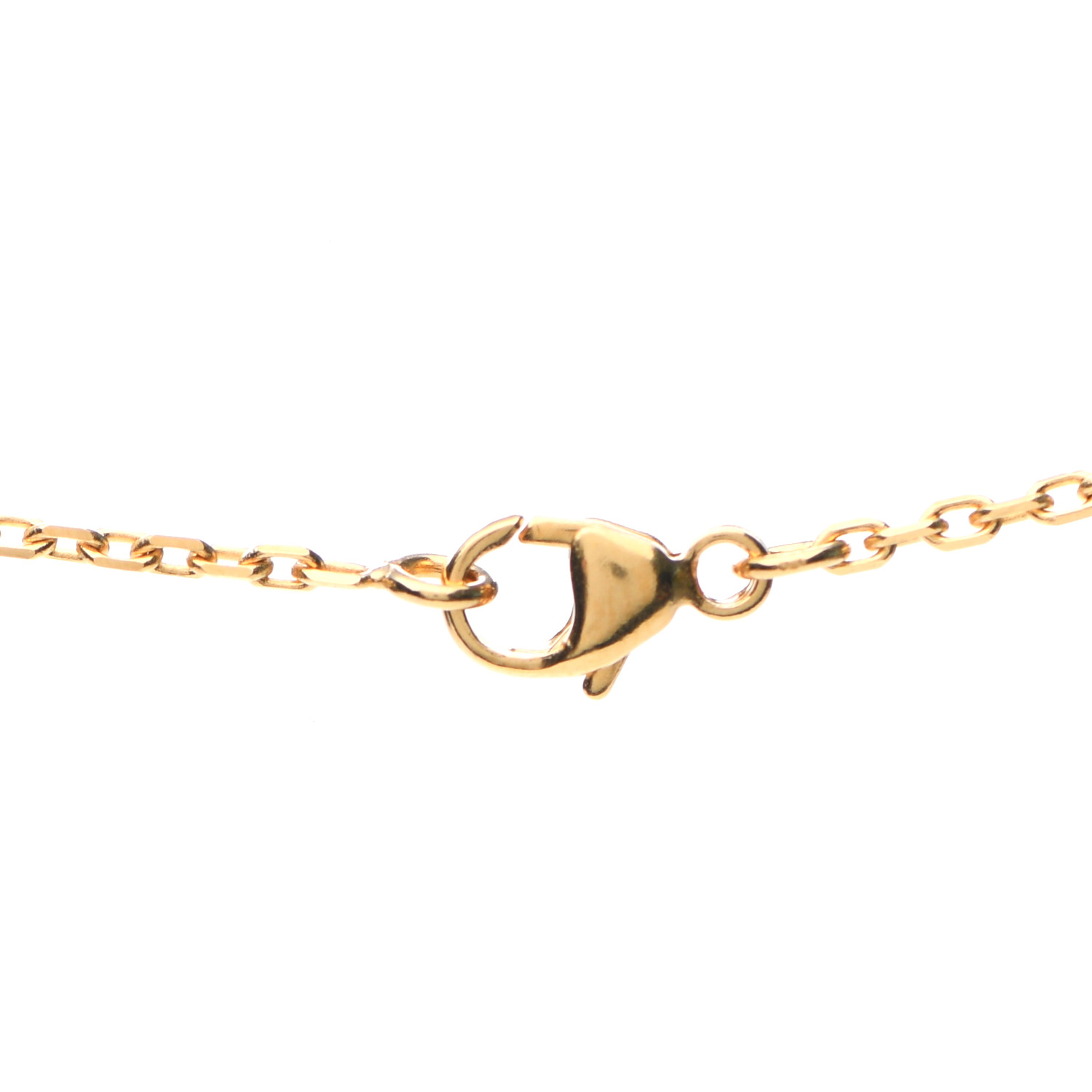 HERMES Lacquered Gold Mini Pop H Pendant Necklace Marron Glace 