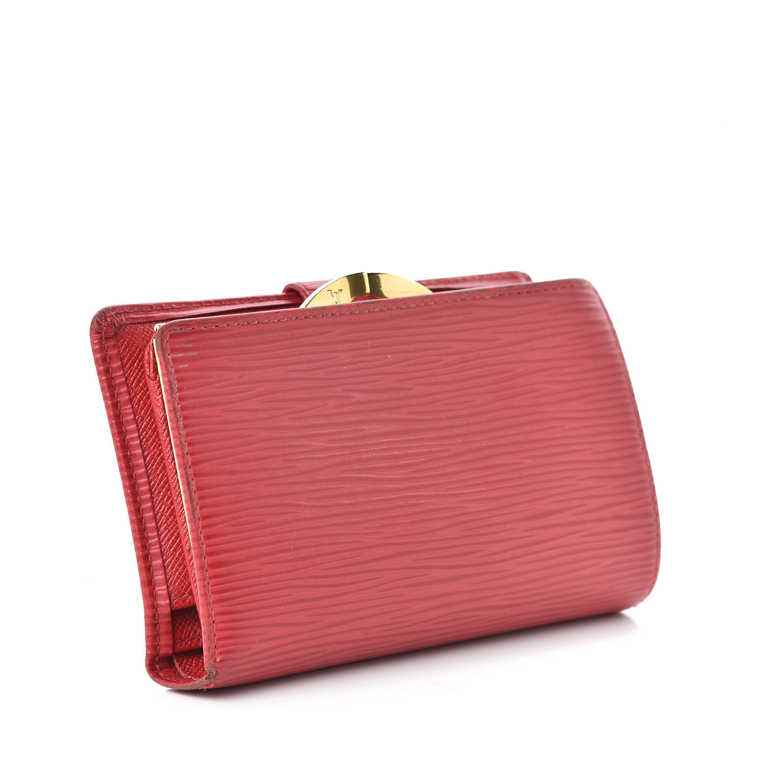 Louis Vuitton Purse Red Handled Wallet Case