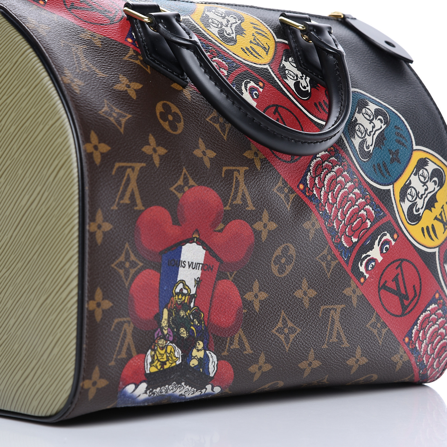 Louis Vuitton Limited Edition Monogram Kabuki Speedy 30 Bag