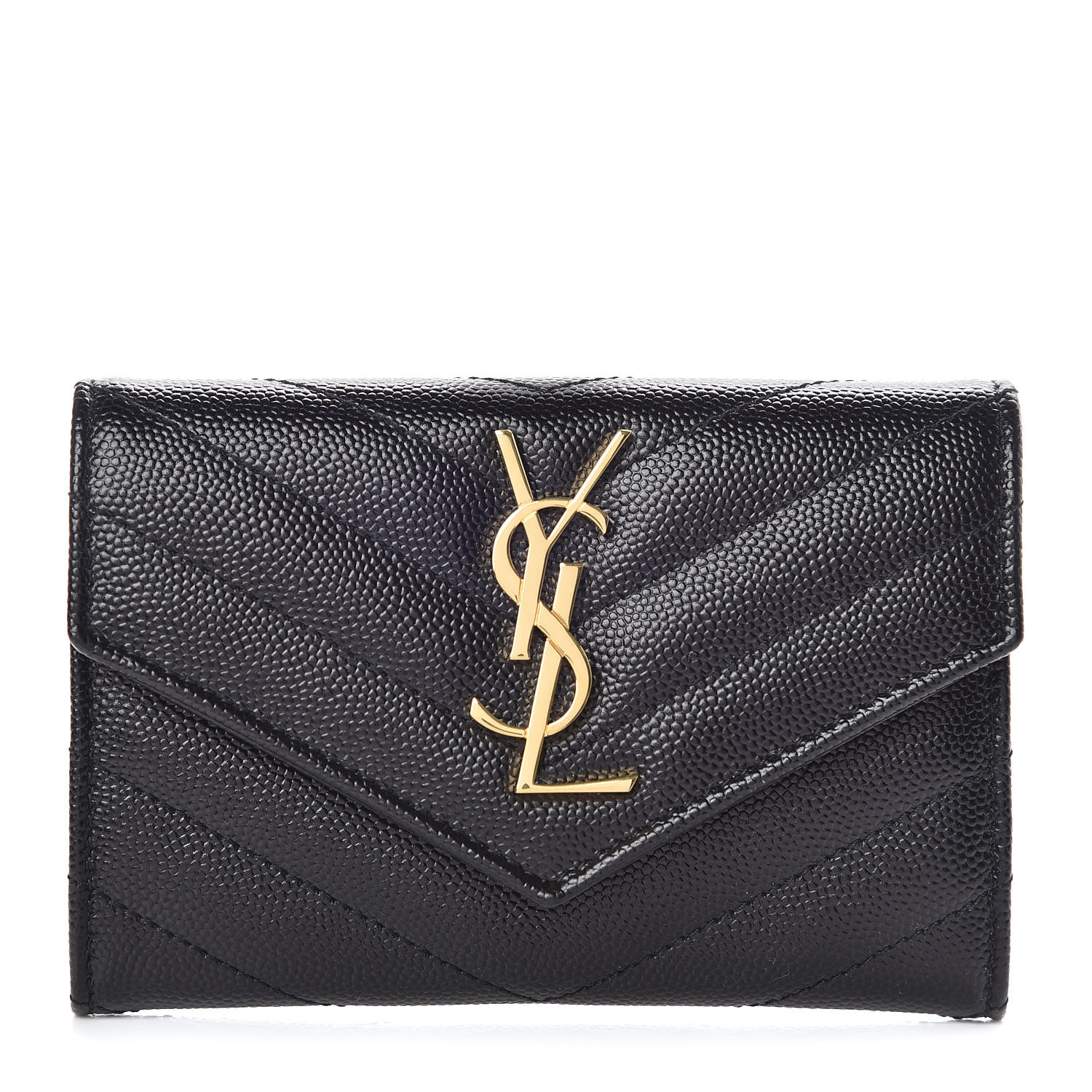 monogramme small grain de poudre ysl envelope wallet