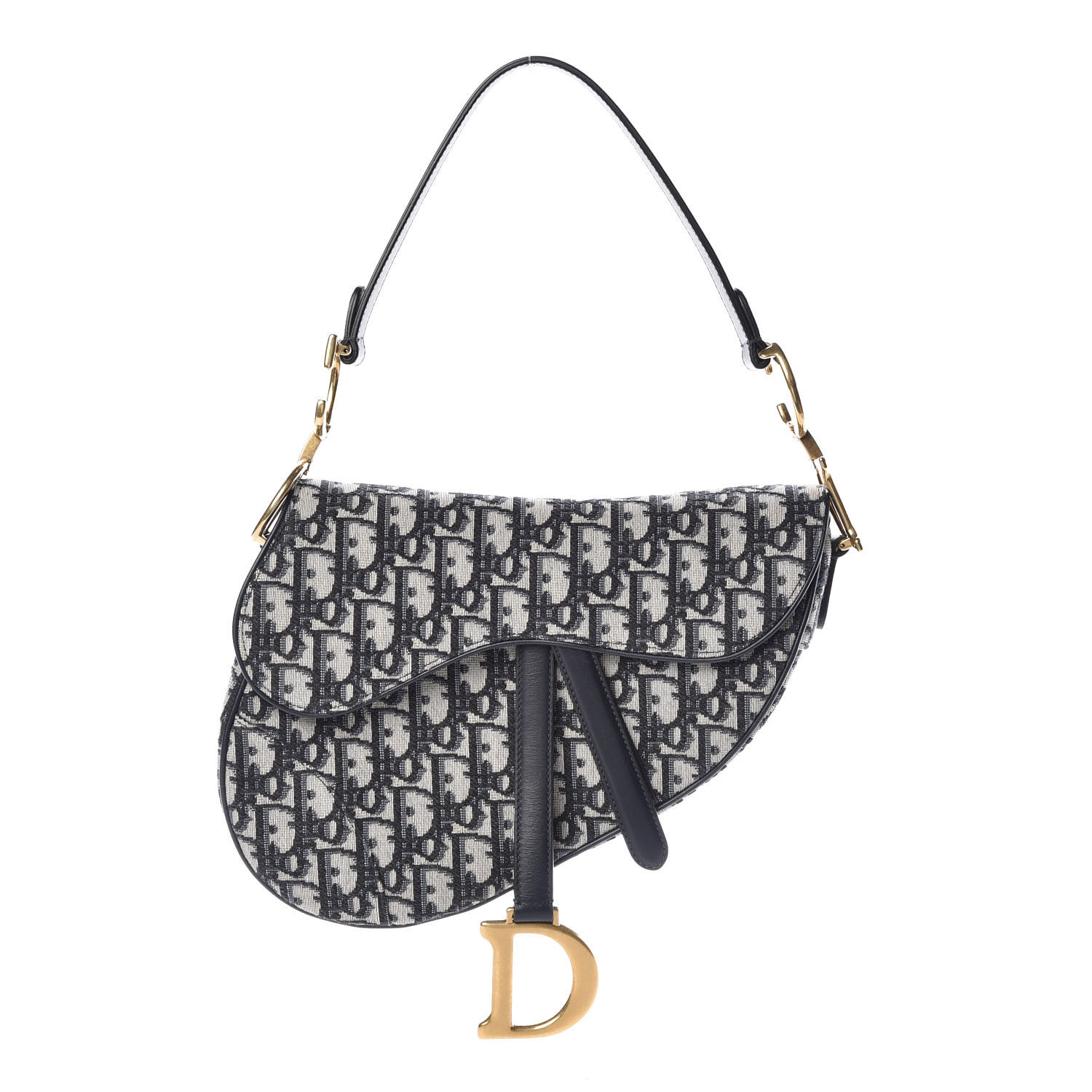 dior saddle bag blue canvas