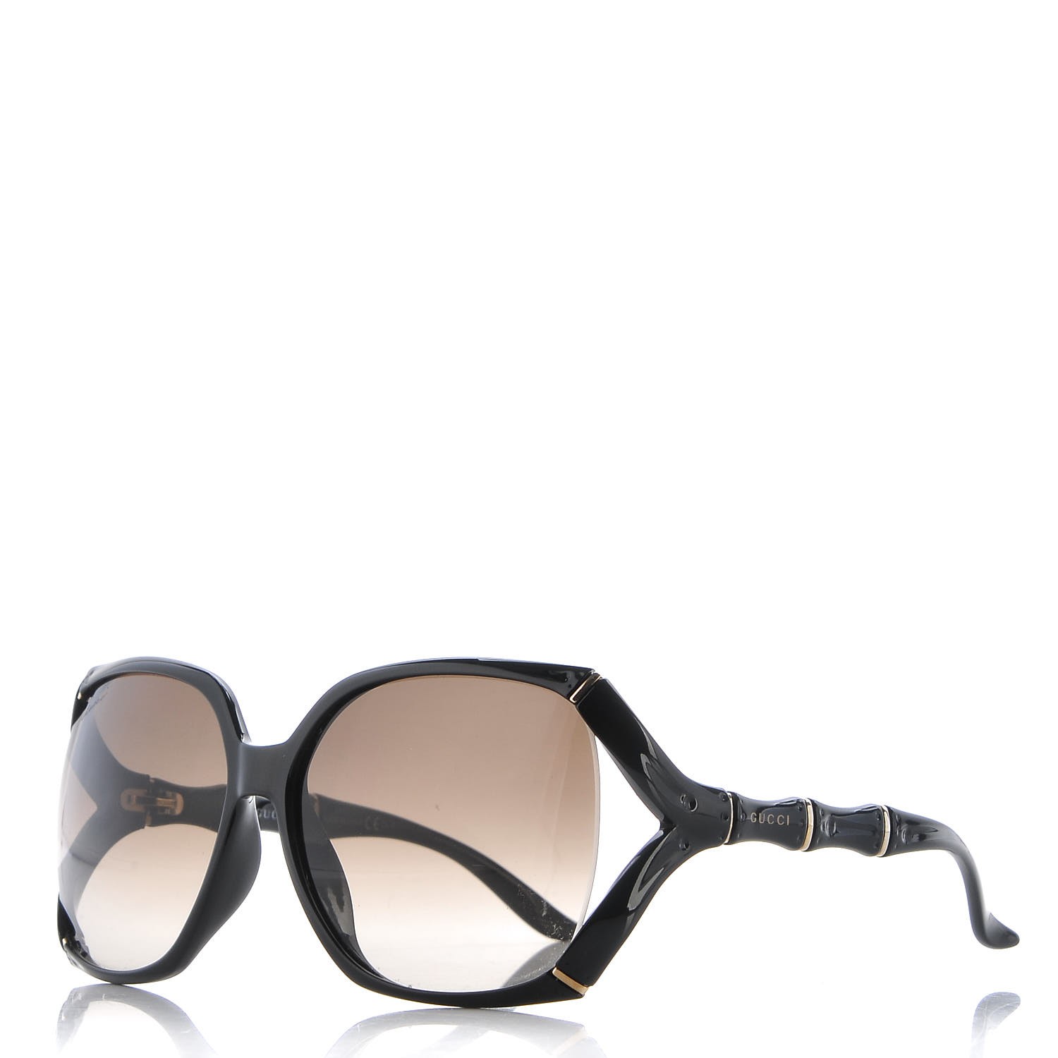 gucci bamboo sunglasses brown