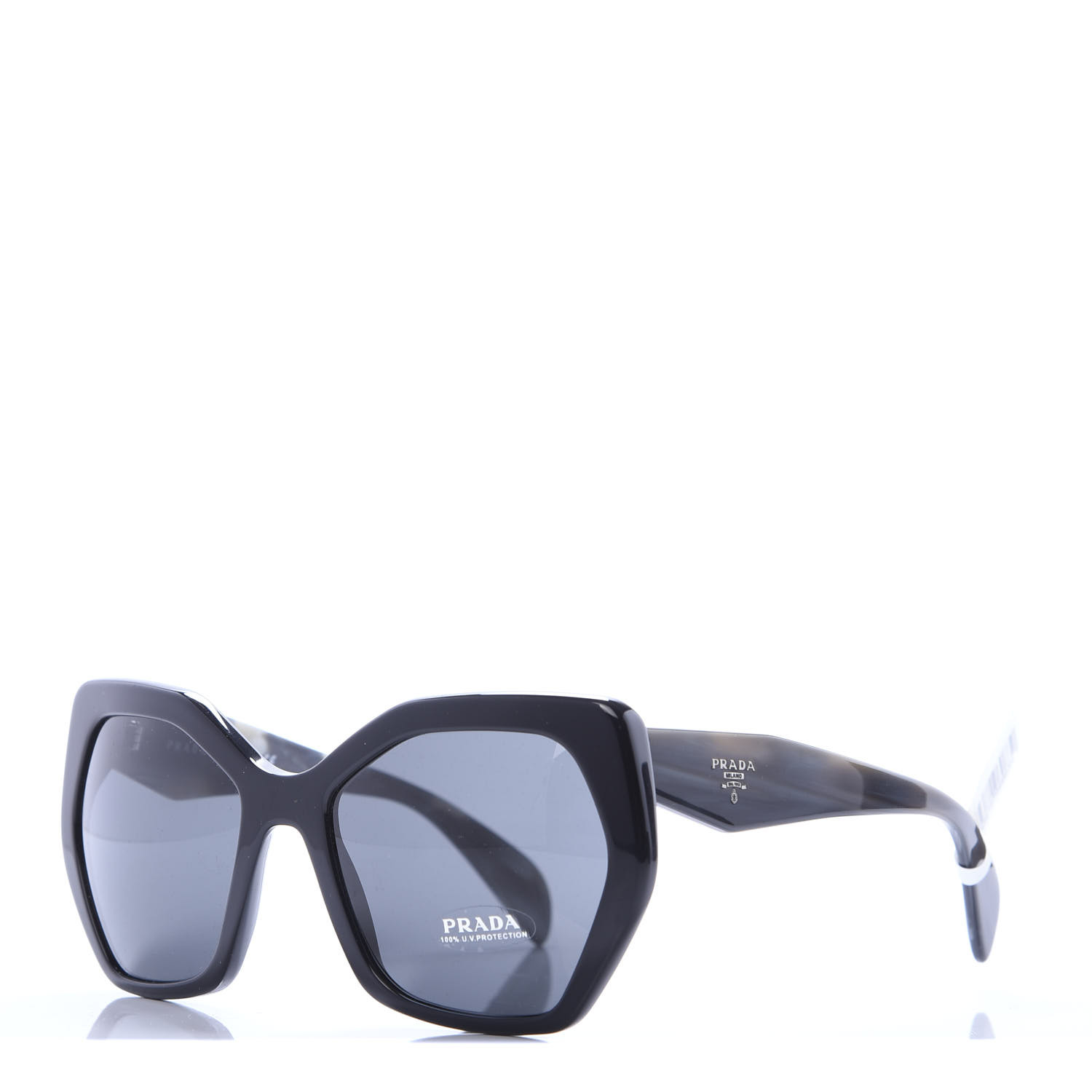 PRADA Sunglasses SPR 16R Black 632555 