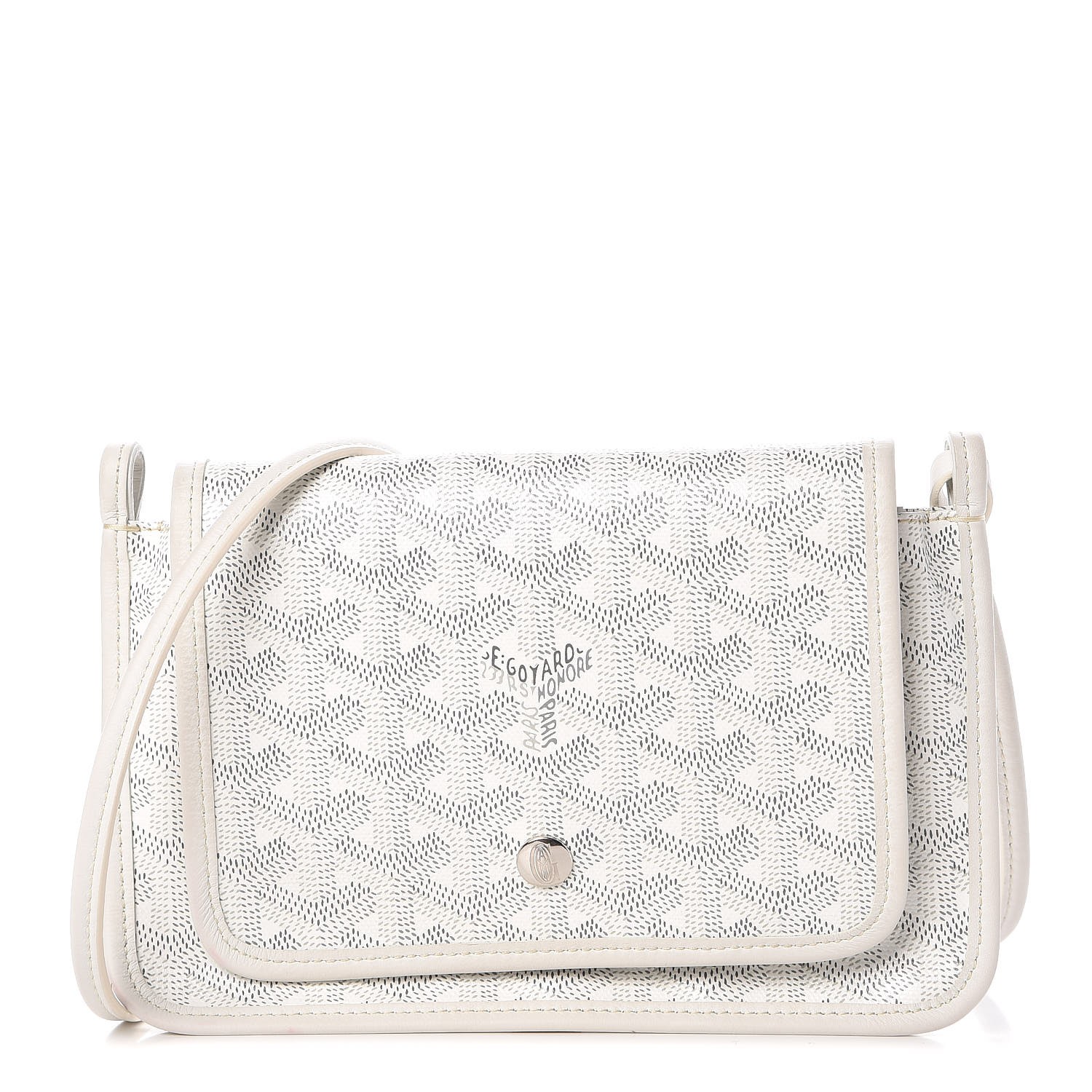 goyard clutch white