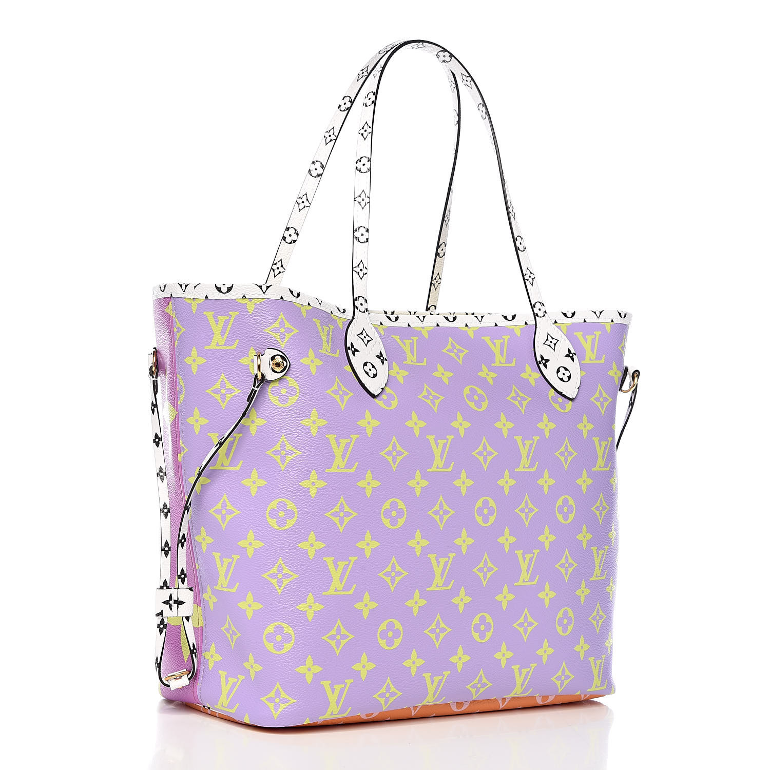LOUIS VUITTON Monogram Giant Neverfull MM Pink Lilac 509214