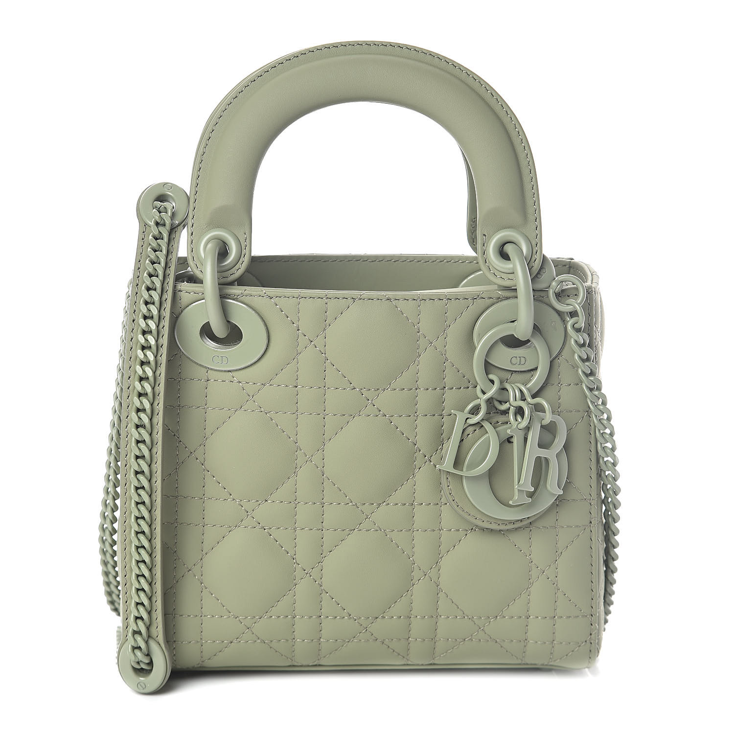 mini lady dior green