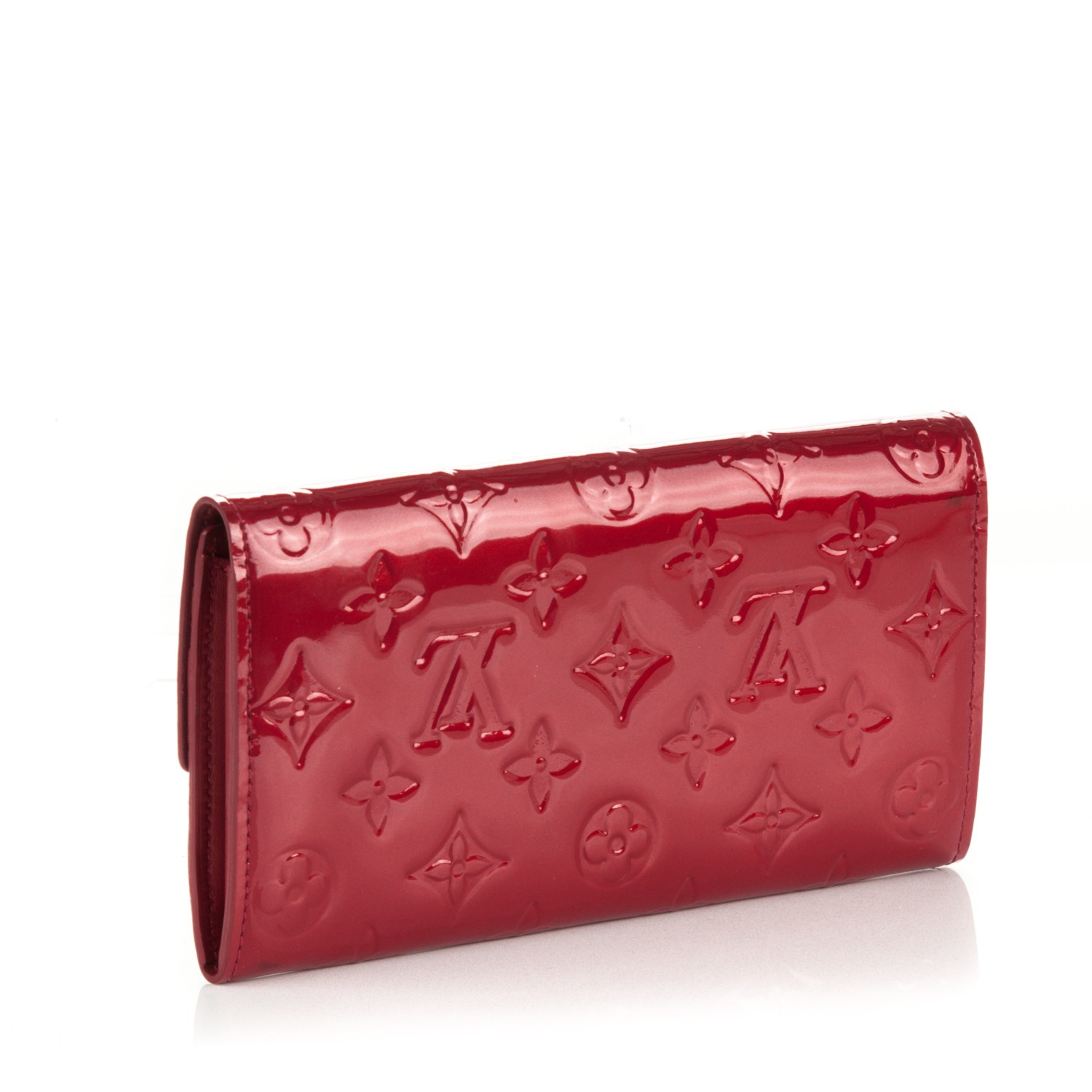 louis vuitton vernis sarah wallet pomme del LOUIS VUITTON Vernis Sarah Wallet Pomme D’amour 176372