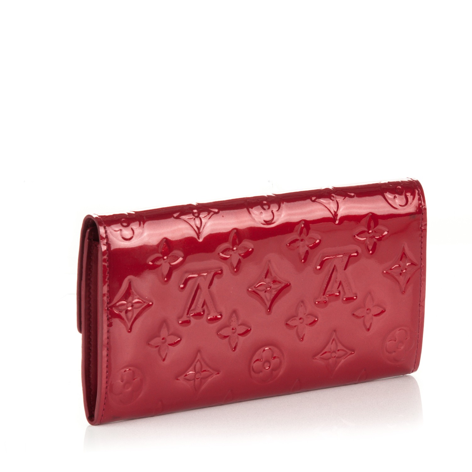 LOUIS VUITTON Vernis Sarah Wallet Pomme D’amour 176372