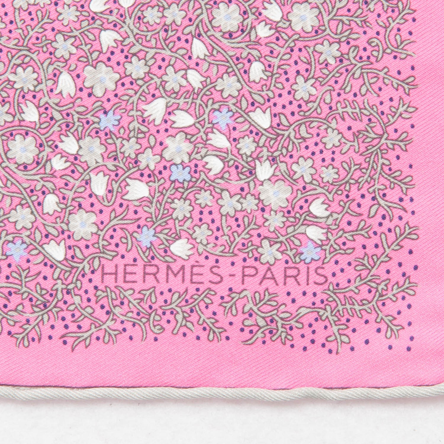 hermes silk pocket square