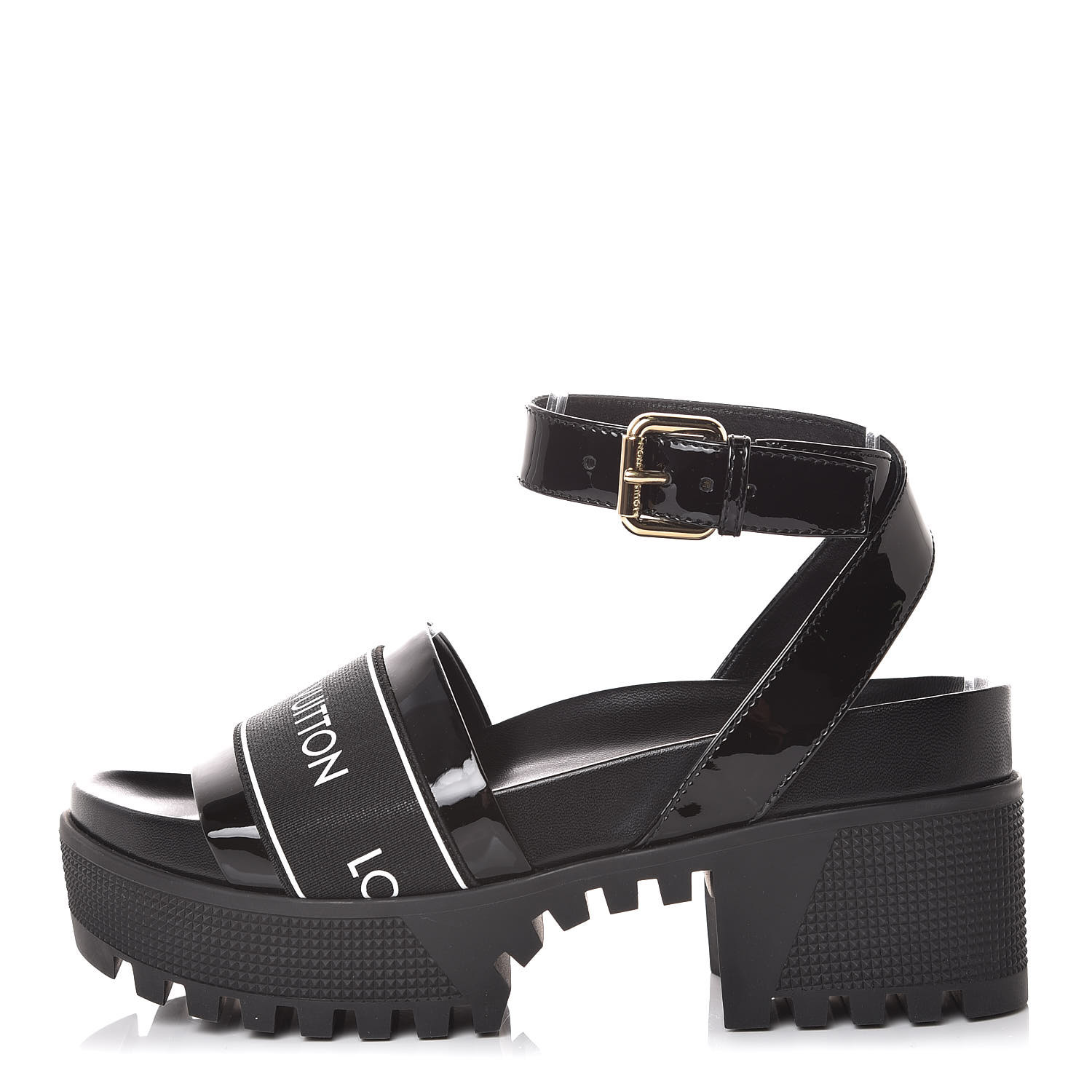 louis vuitton chunky heel sandals