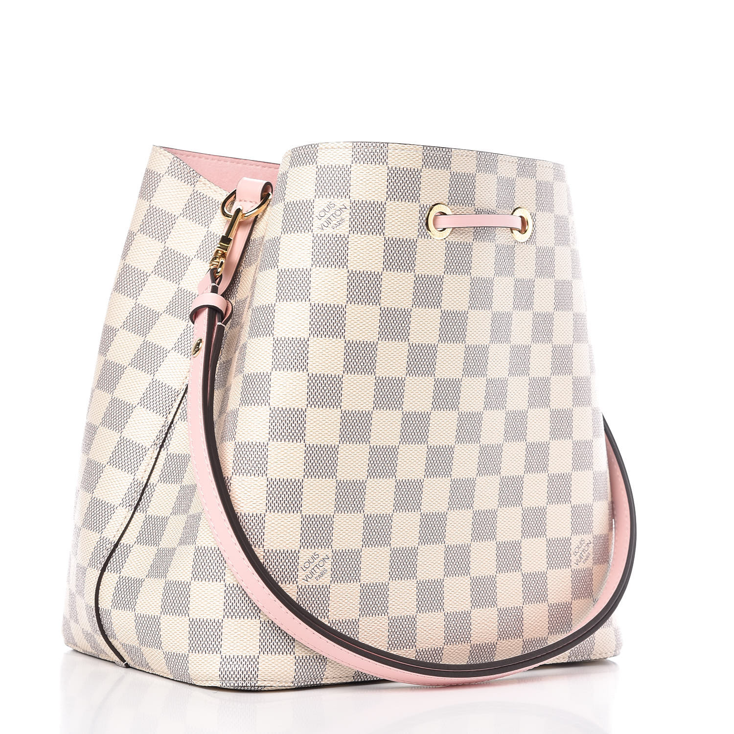 LOUIS VUITTON Damier Azur Neonoe MM Eau De Rose 367919