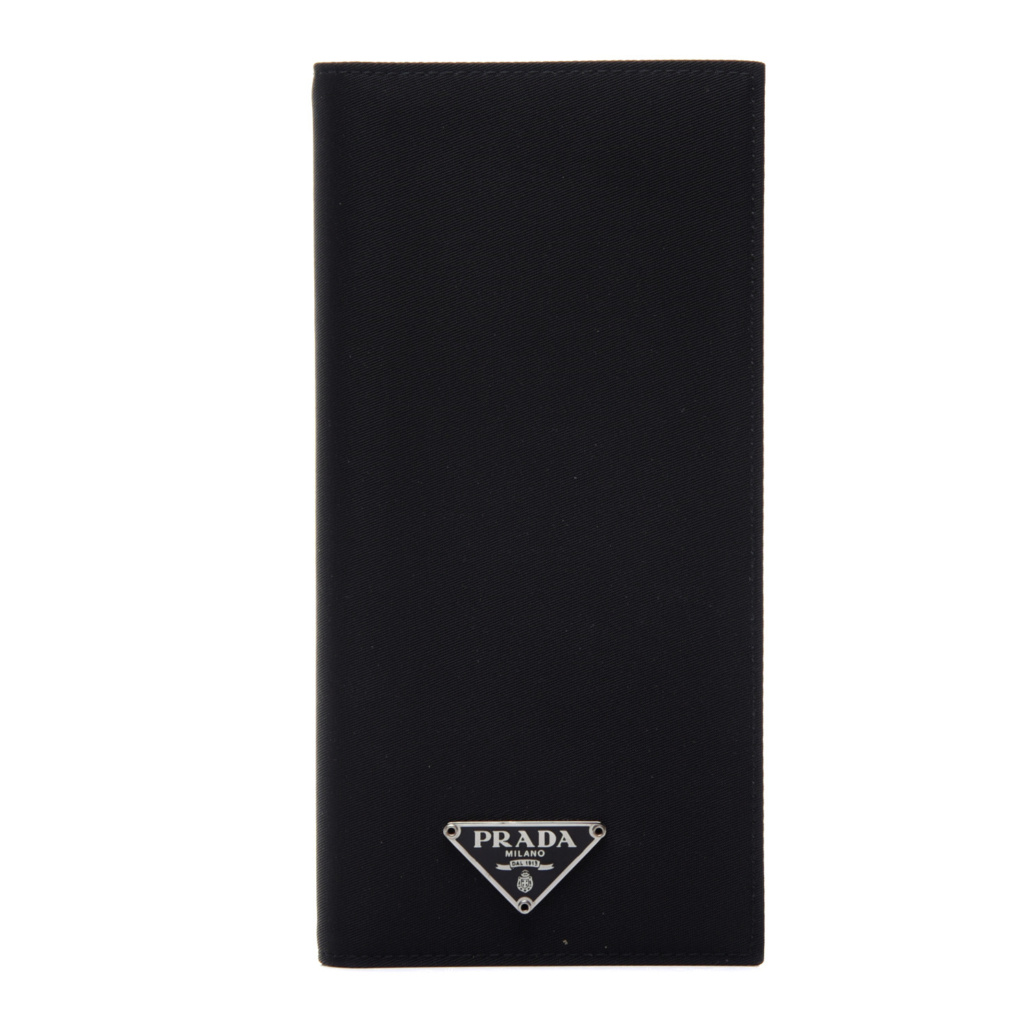 prada checkbook wallet
