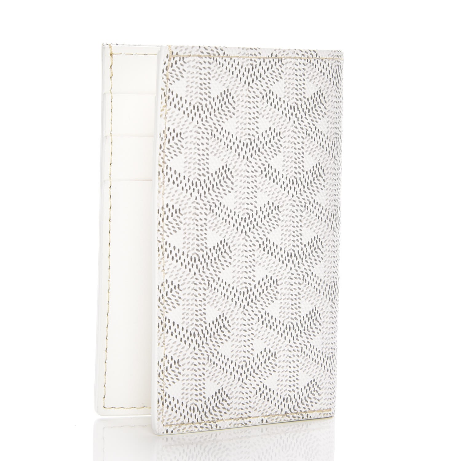 white goyard wallet