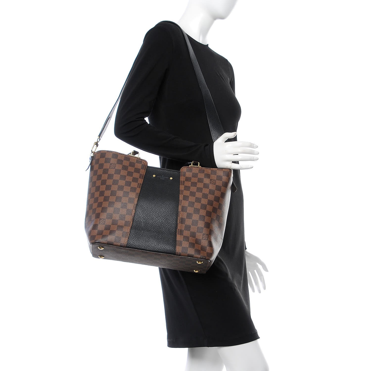 louis vuitton outlets nj LOUIS VUITTON Damier Ebene Jersey Black 306616