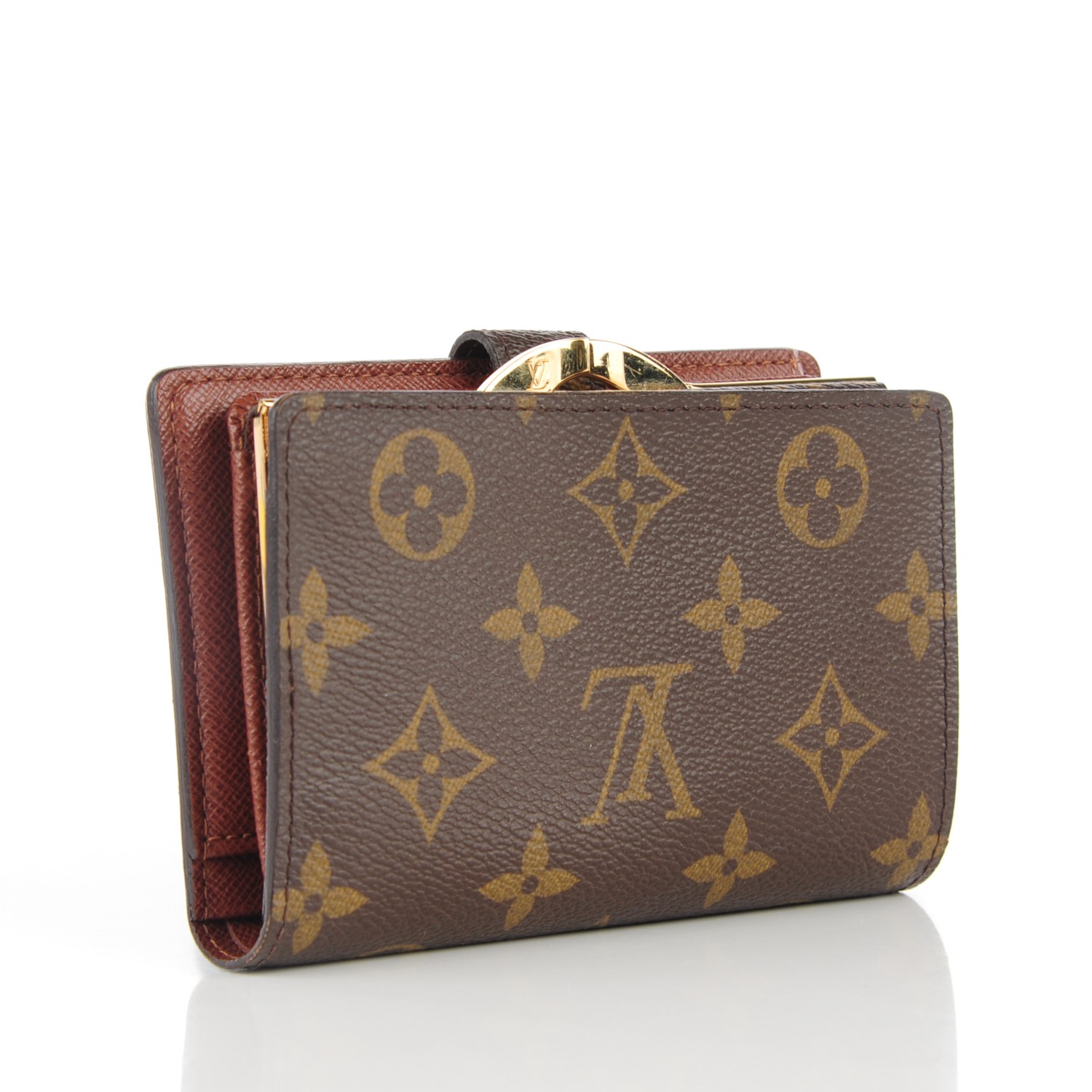 LOUIS VUITTON Monogram French Purse Wallet 127802