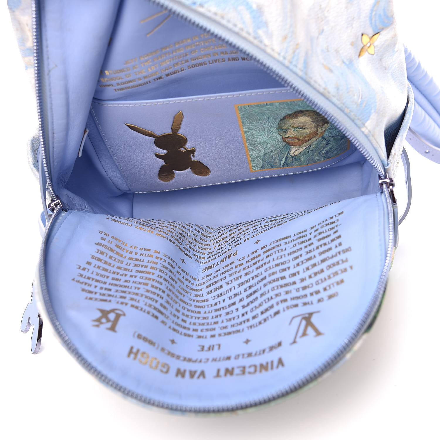 van gogh louis vuitton backpack