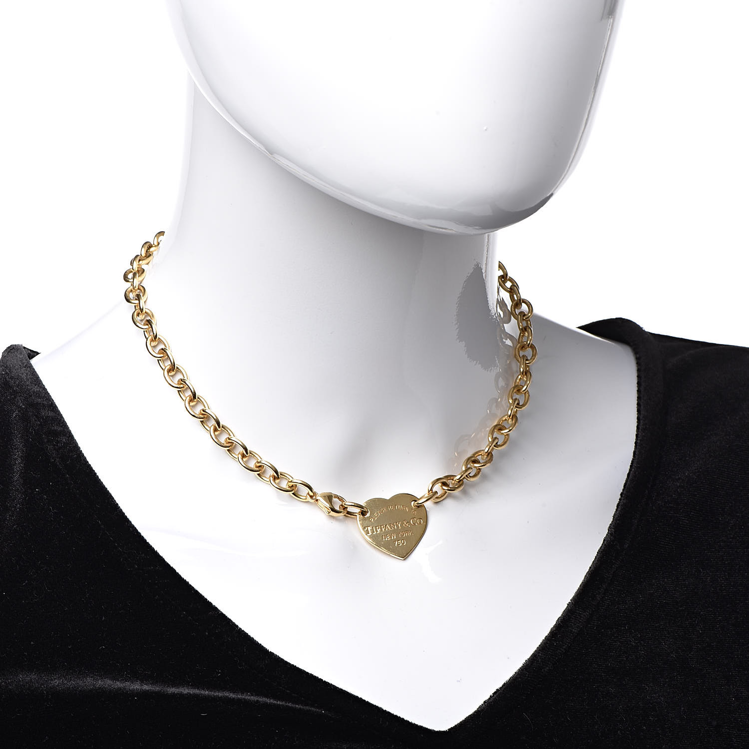 tiffany choker gold